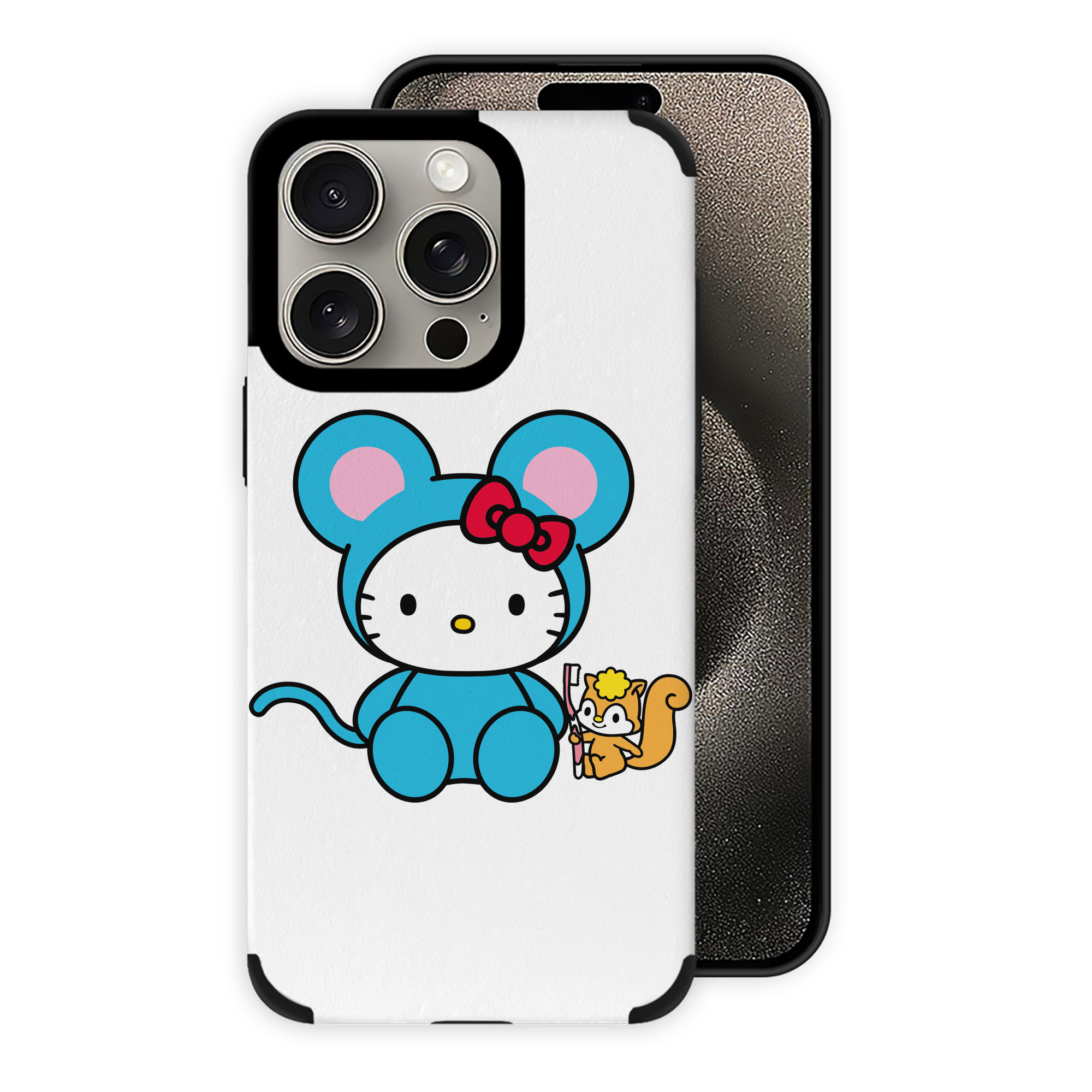 （画像用） Hello Kitty ハローキティ 【iPhone15ProMax対応】 PUレザー スマホケース 耐衝撃＆黄変防止