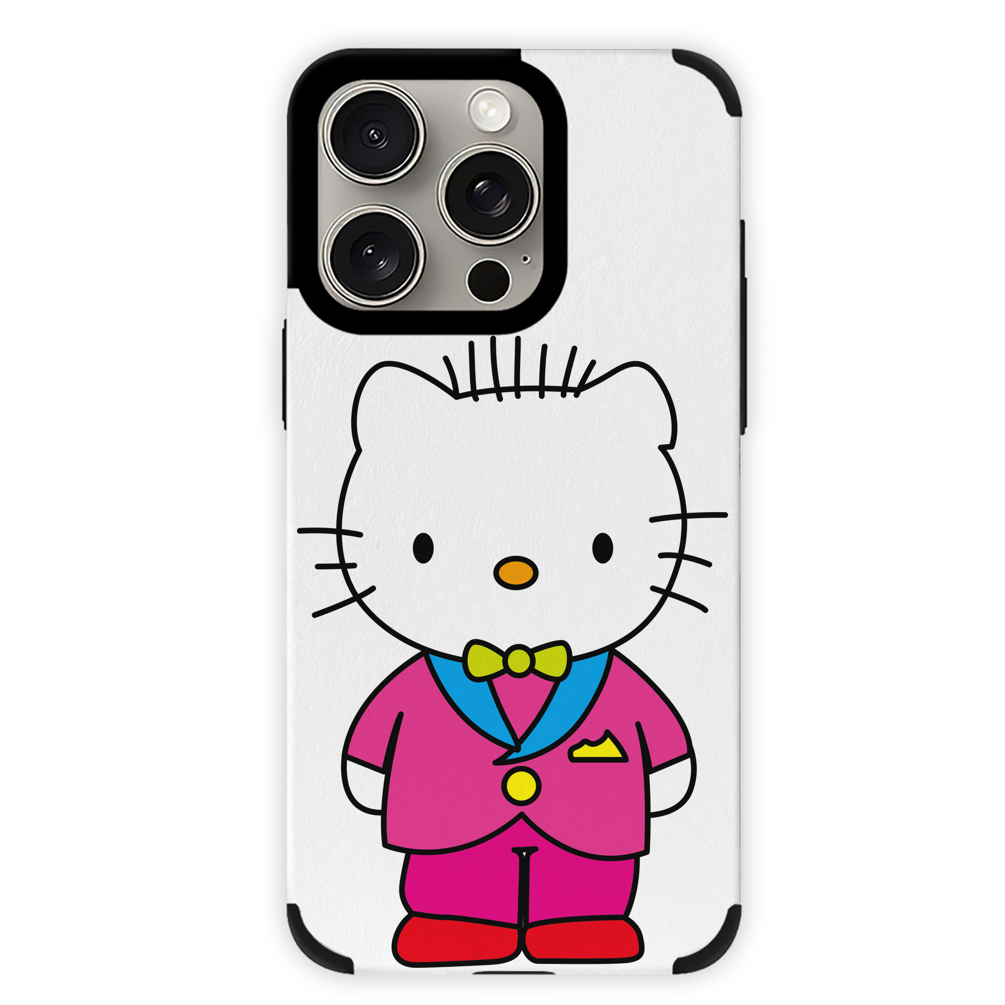 （画像用） Hello Kitty ハローキティ 【iPhone15ProMax対応】 PUレザー スマホケース 耐衝撃＆黄変防止