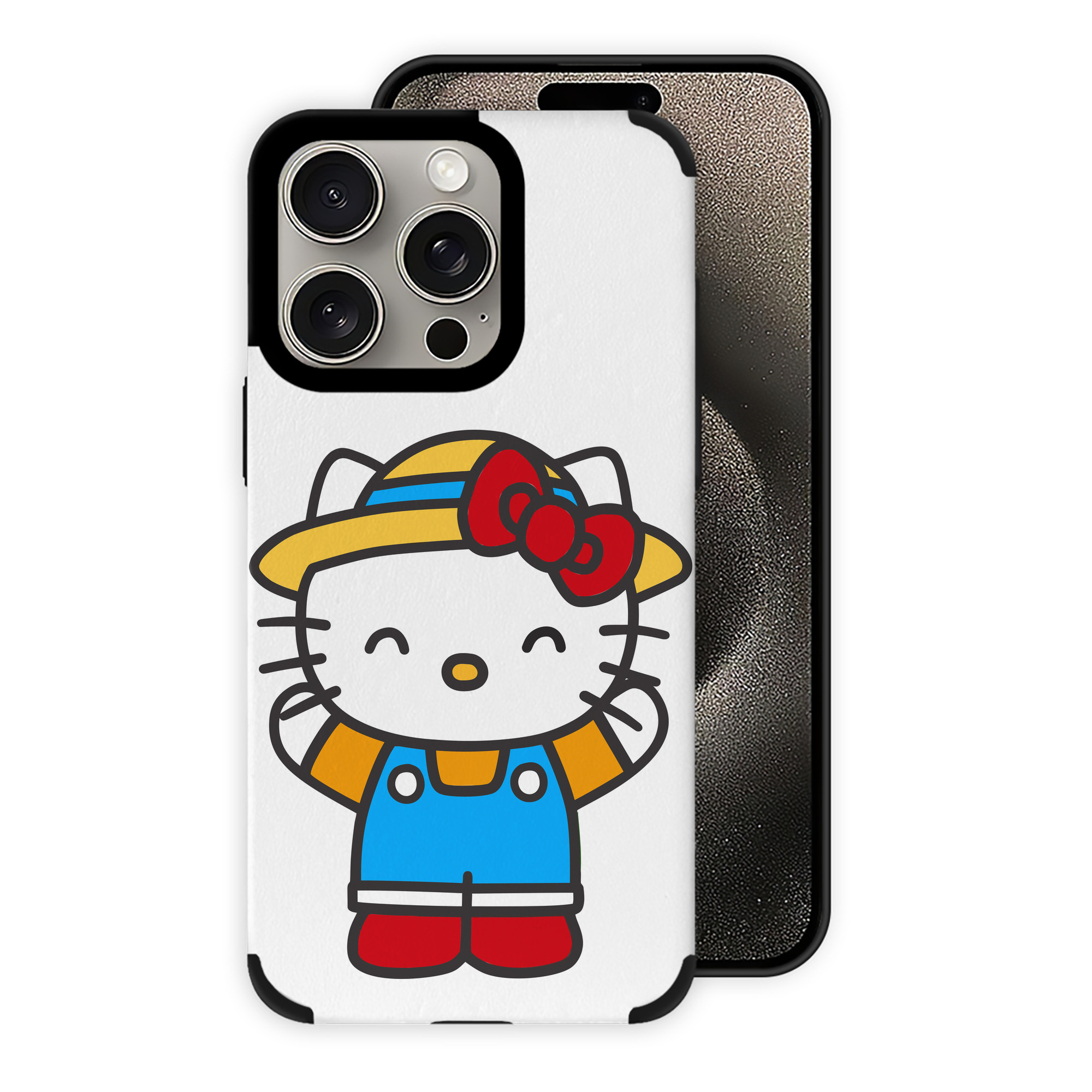 （画像用） Hello Kitty ハローキティ 【iPhone15ProMax対応】 PUレザー スマホケース 耐衝撃＆黄変防止