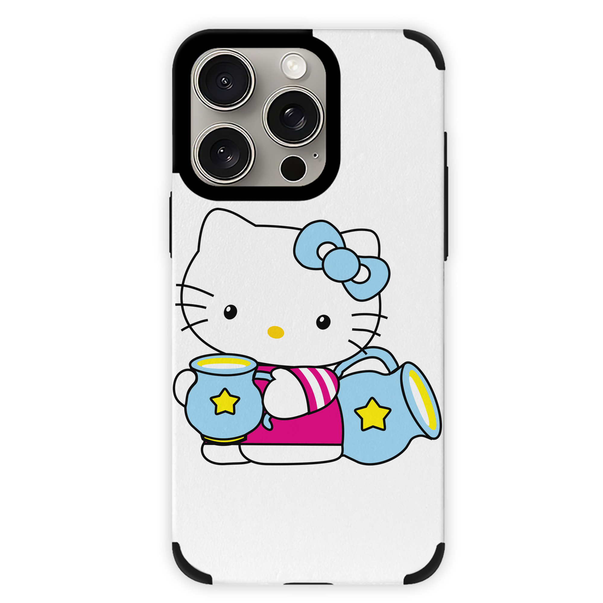 （画像用） Hello Kitty ハローキティ 【iPhone15ProMax対応】 PUレザー スマホケース 耐衝撃＆黄変防止