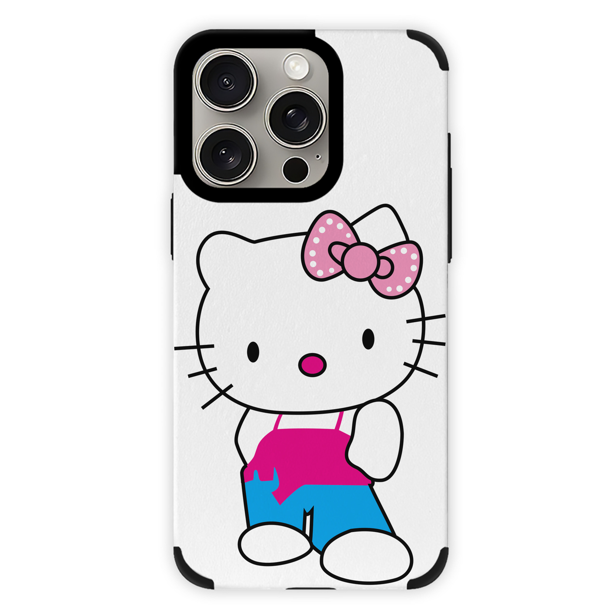 （画像用） Hello Kitty ハローキティ 【iPhone15ProMax対応】 PUレザー スマホケース 耐衝撃＆黄変防止