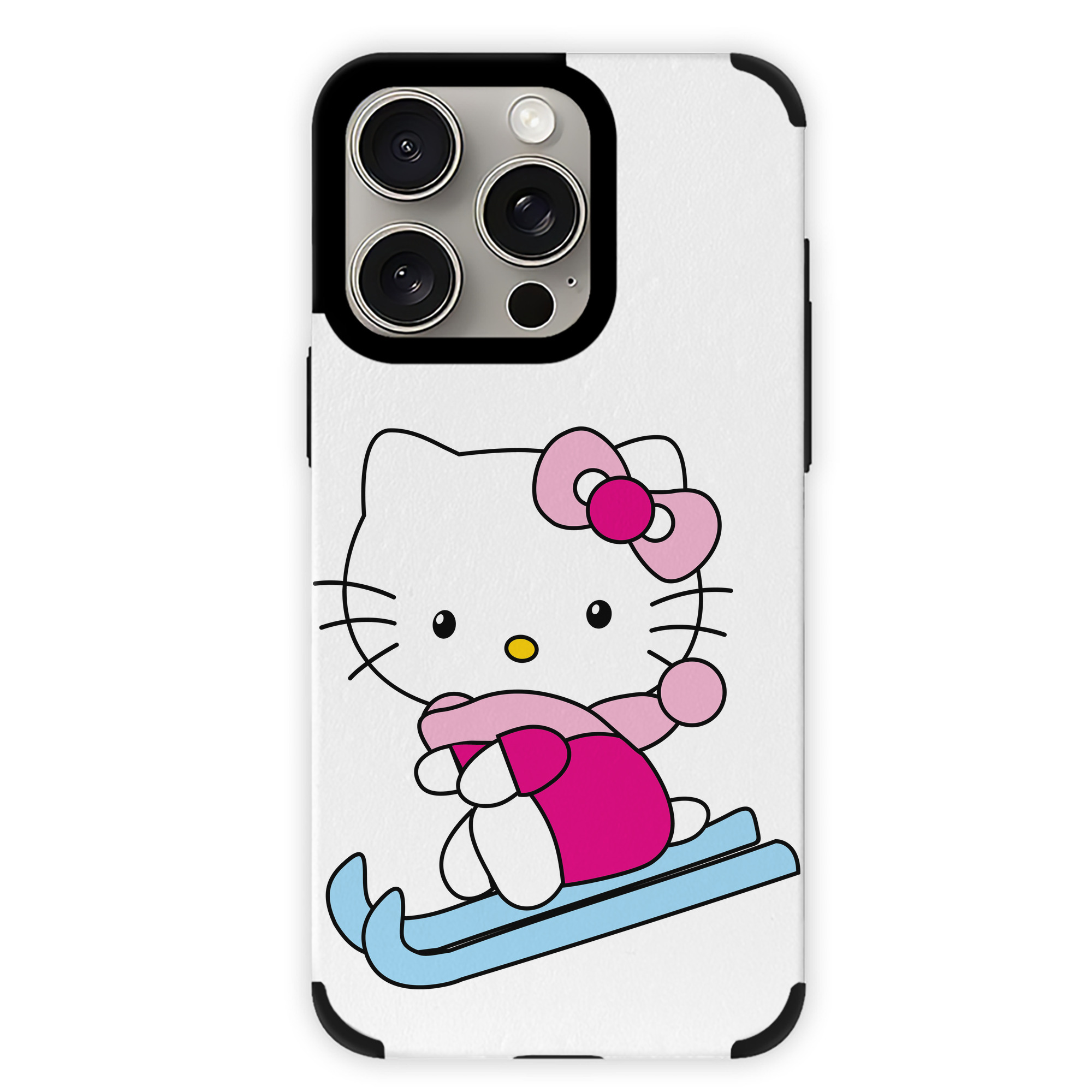 （画像用） Hello Kitty ハローキティ 【iPhone15ProMax対応】 PUレザー スマホケース 耐衝撃＆黄変防止