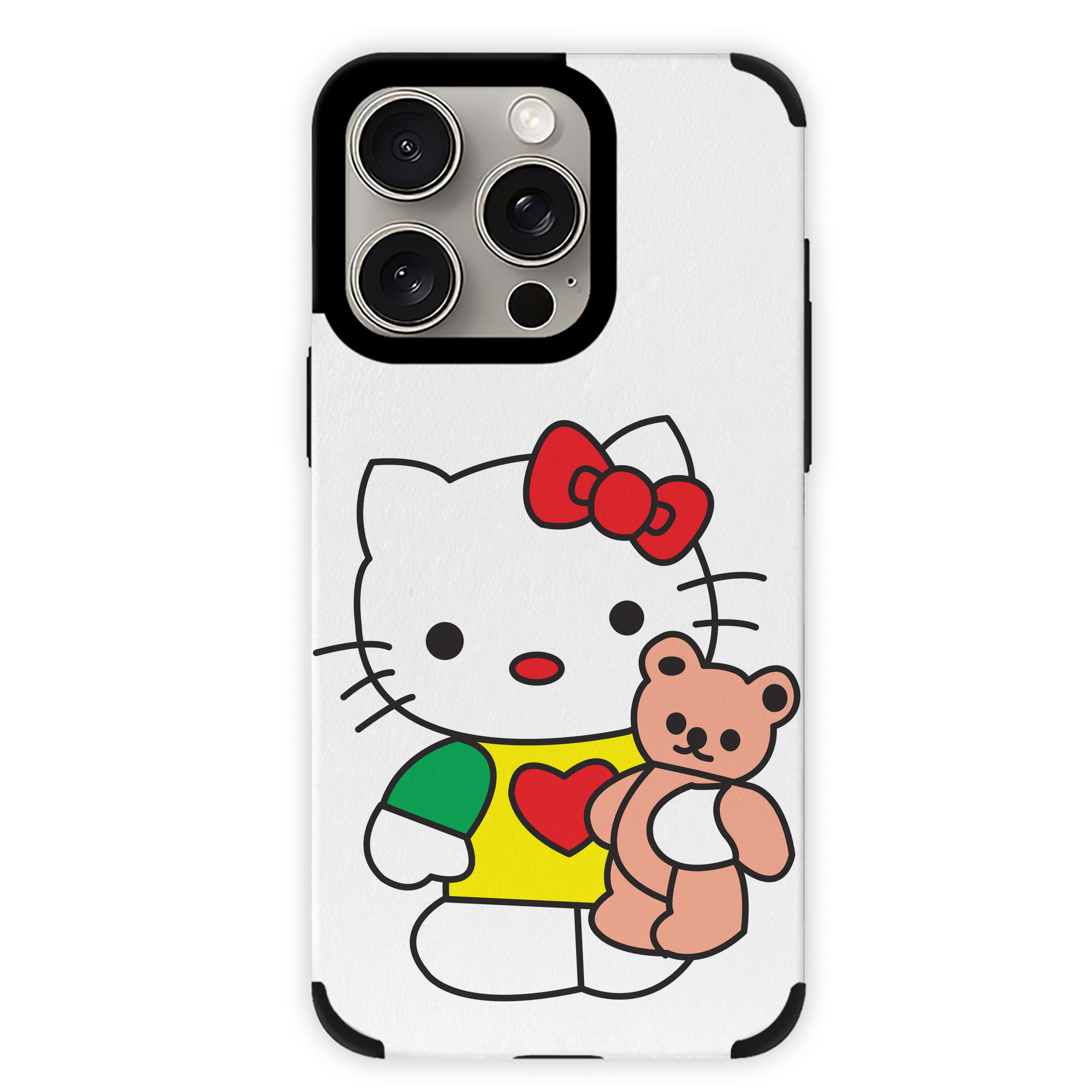 （画像用） Hello Kitty ハローキティ 【iPhone15ProMax対応】 PUレザー スマホケース 耐衝撃＆黄変防止