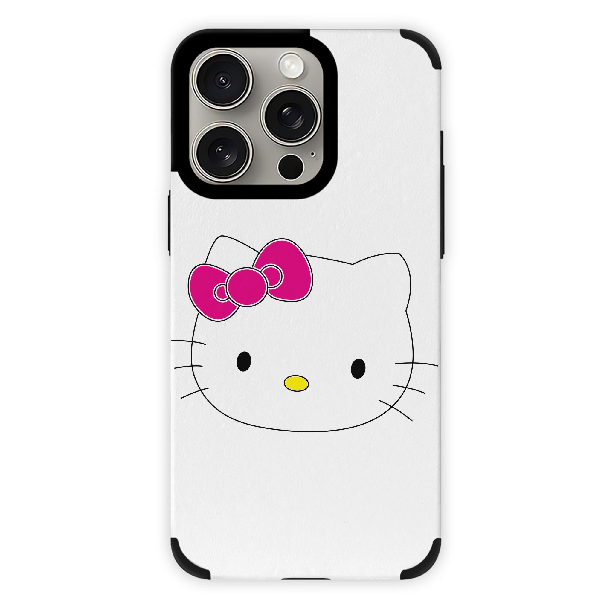 （画像用） Hello Kitty ハローキティ 【iPhone15ProMax対応】 PUレザー スマホケース 耐衝撃＆黄変防止