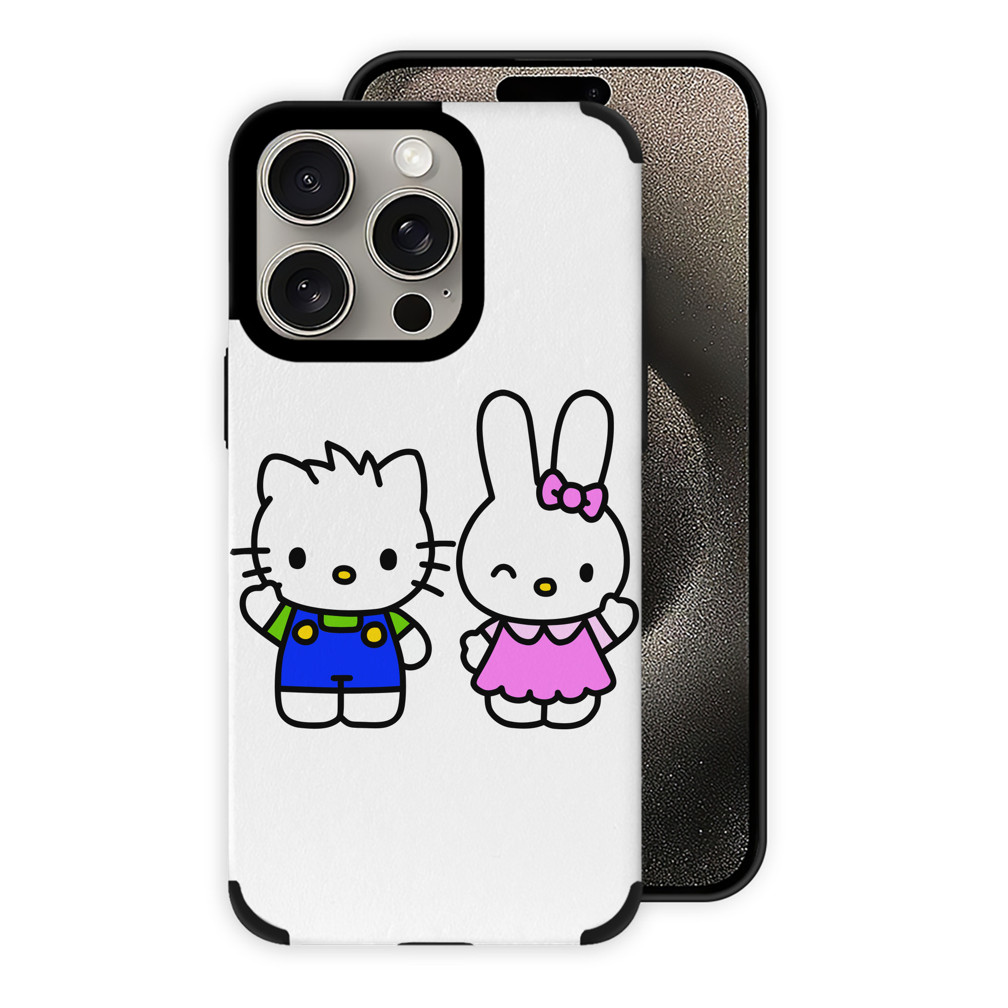 （画像用） Hello Kitty ハローキティ 【iPhone15ProMax対応】 PUレザー スマホケース 耐衝撃＆黄変防止
