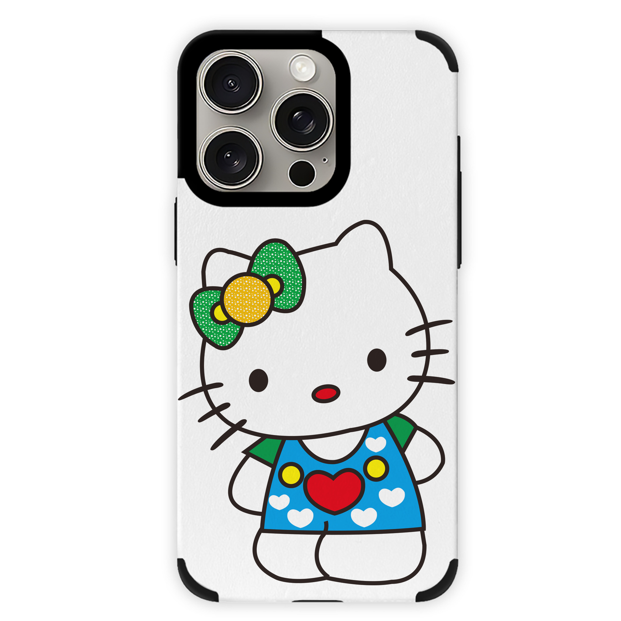 （画像用） Hello Kitty ハローキティ 【iPhone15ProMax対応】 PUレザー スマホケース 耐衝撃＆黄変防止