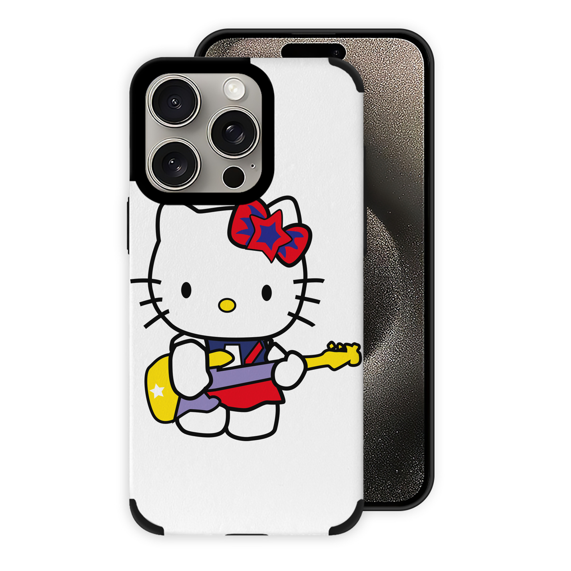 （画像用） Hello Kitty ハローキティ 【iPhone15ProMax対応】 PUレザー スマホケース 耐衝撃＆黄変防止