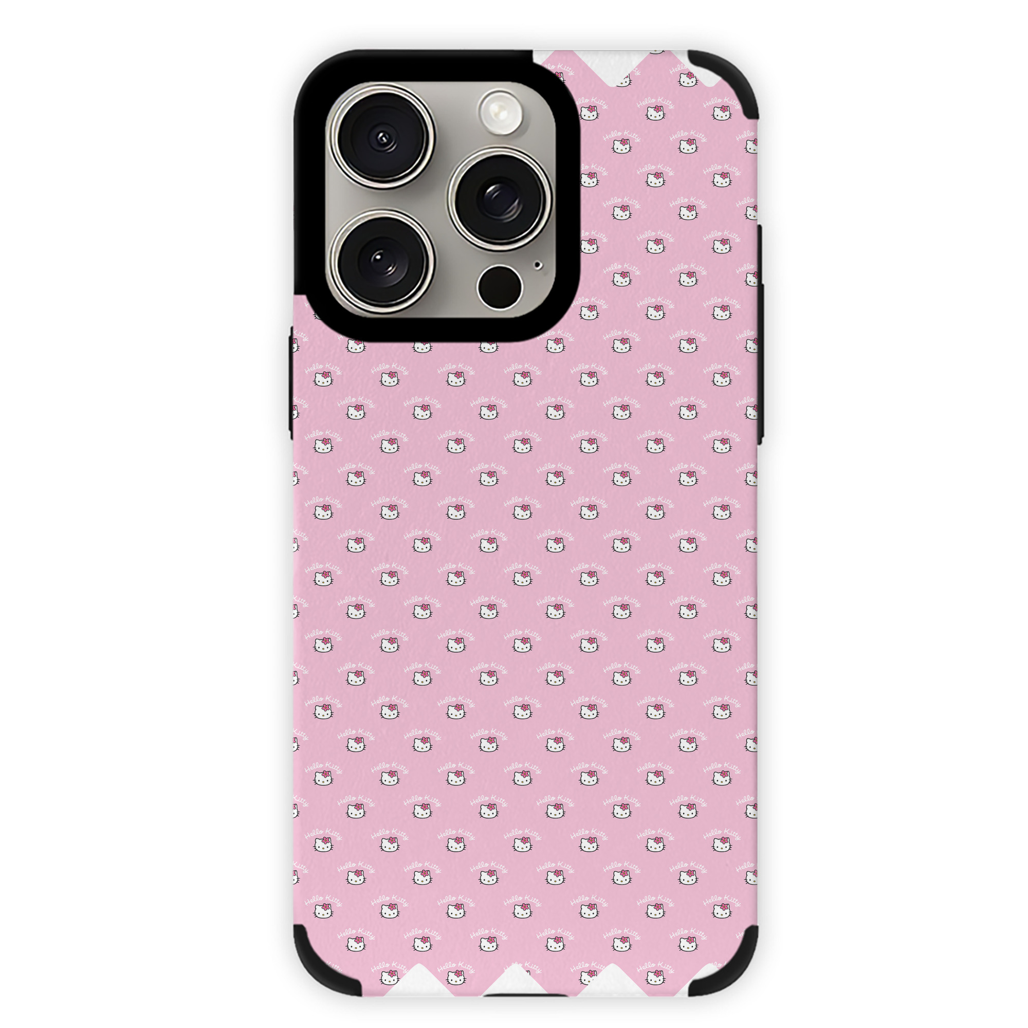（画像用） Hello Kitty ハローキティ 【iPhone15ProMax対応】 PUレザー スマホケース 耐衝撃＆黄変防止