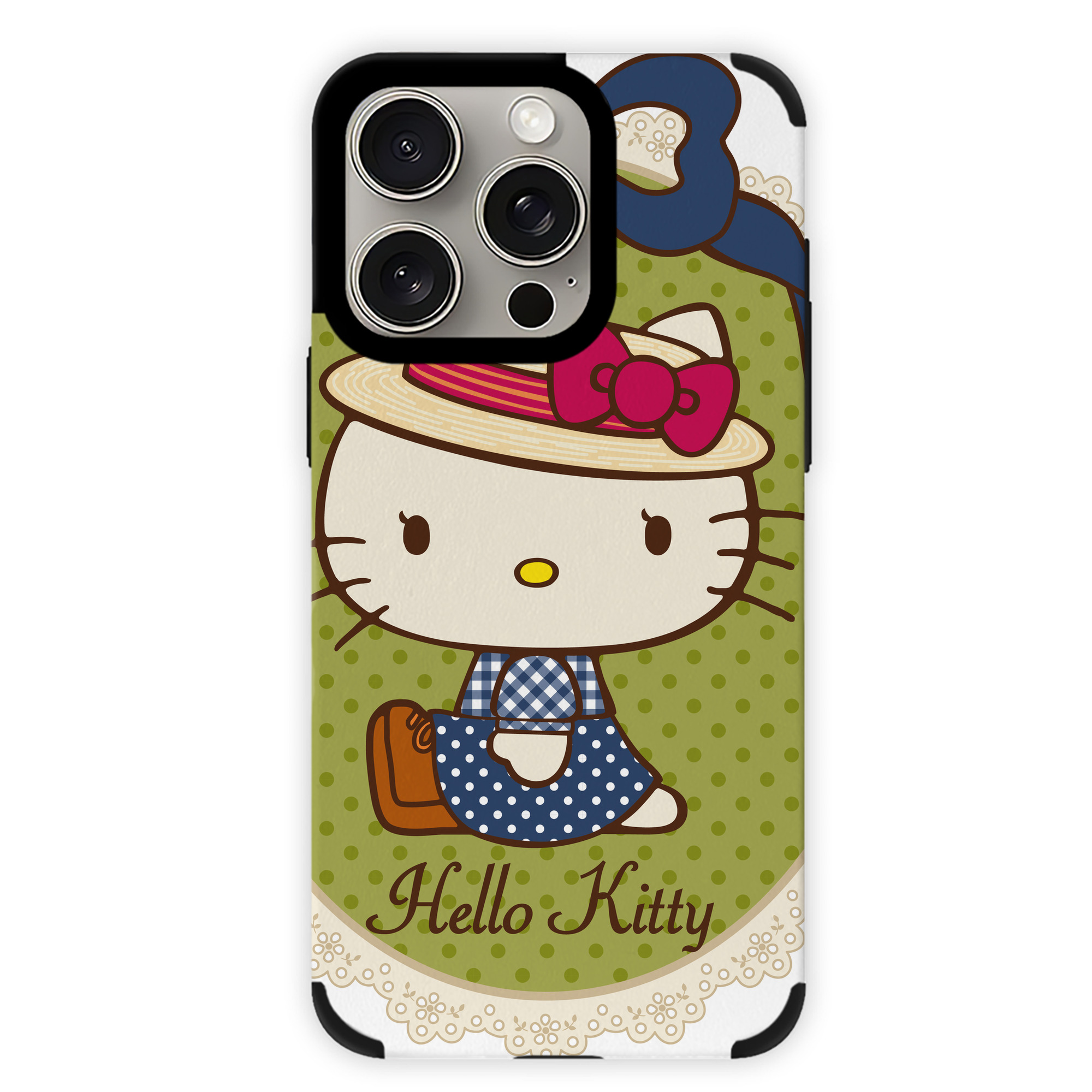 （画像用） Hello Kitty ハローキティ 【iPhone15ProMax対応】 PUレザー スマホケース 耐衝撃＆黄変防止