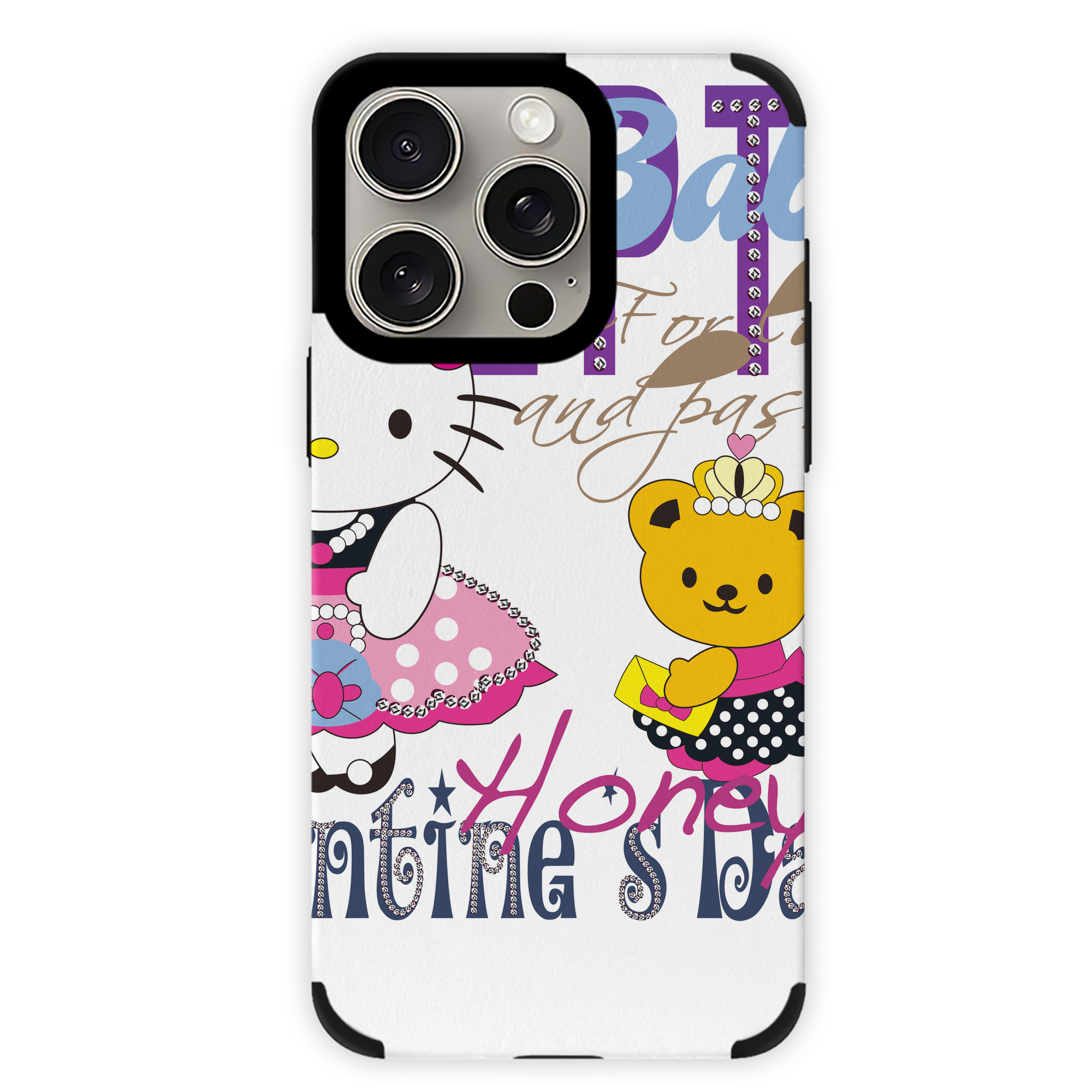（画像用） Hello Kitty ハローキティ 【iPhone15ProMax対応】 PUレザー スマホケース 耐衝撃＆黄変防止