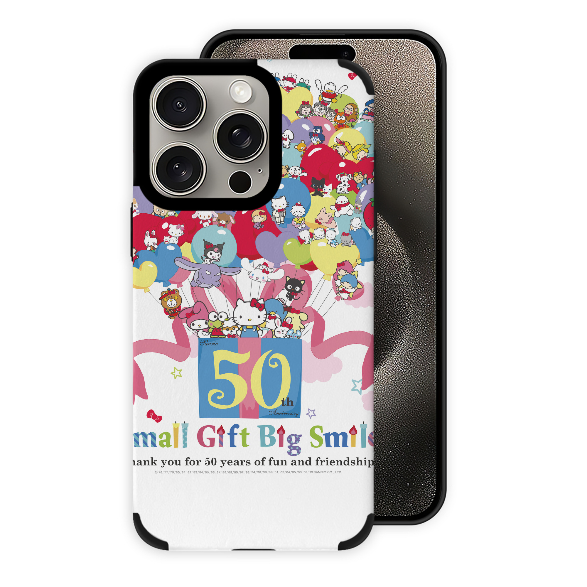 （画像用） Hello Kitty ハローキティ 【iPhone15ProMax対応】 PUレザー スマホケース 耐衝撃＆黄変防止
