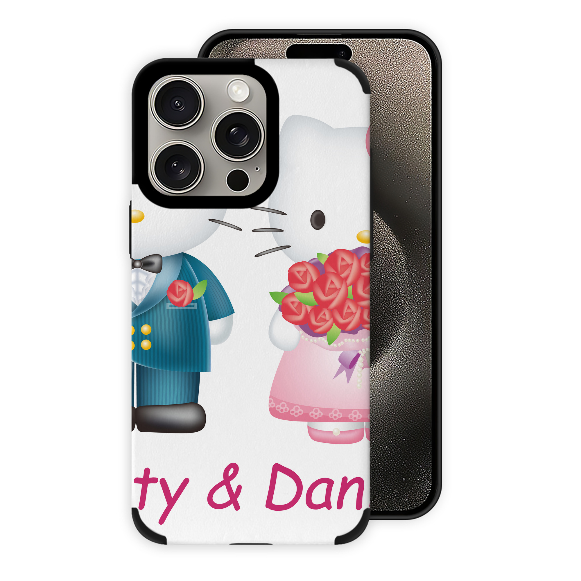 （画像用） Hello Kitty ハローキティ 【iPhone15ProMax対応】 PUレザー スマホケース 耐衝撃＆黄変防止