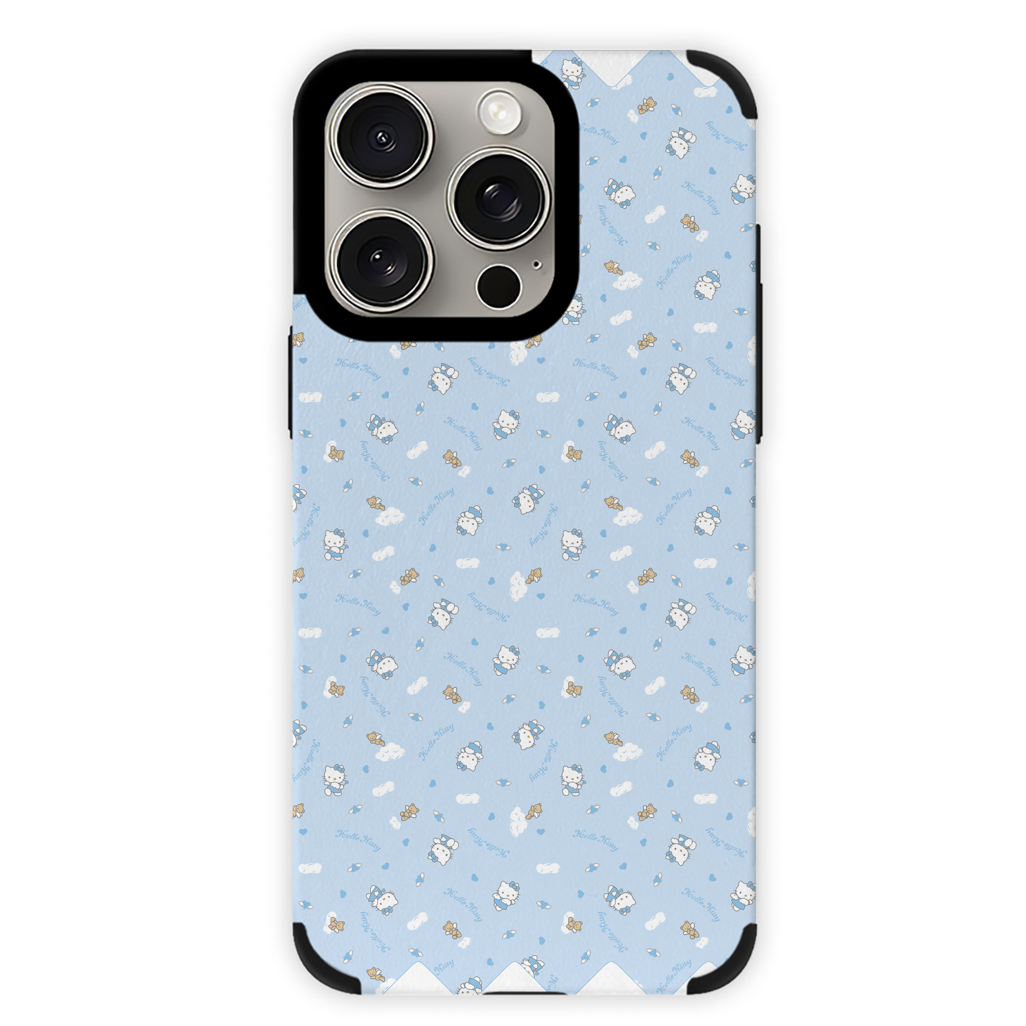 （画像用） Hello Kitty ハローキティ 【iPhone15ProMax対応】 PUレザー スマホケース 耐衝撃＆黄変防止