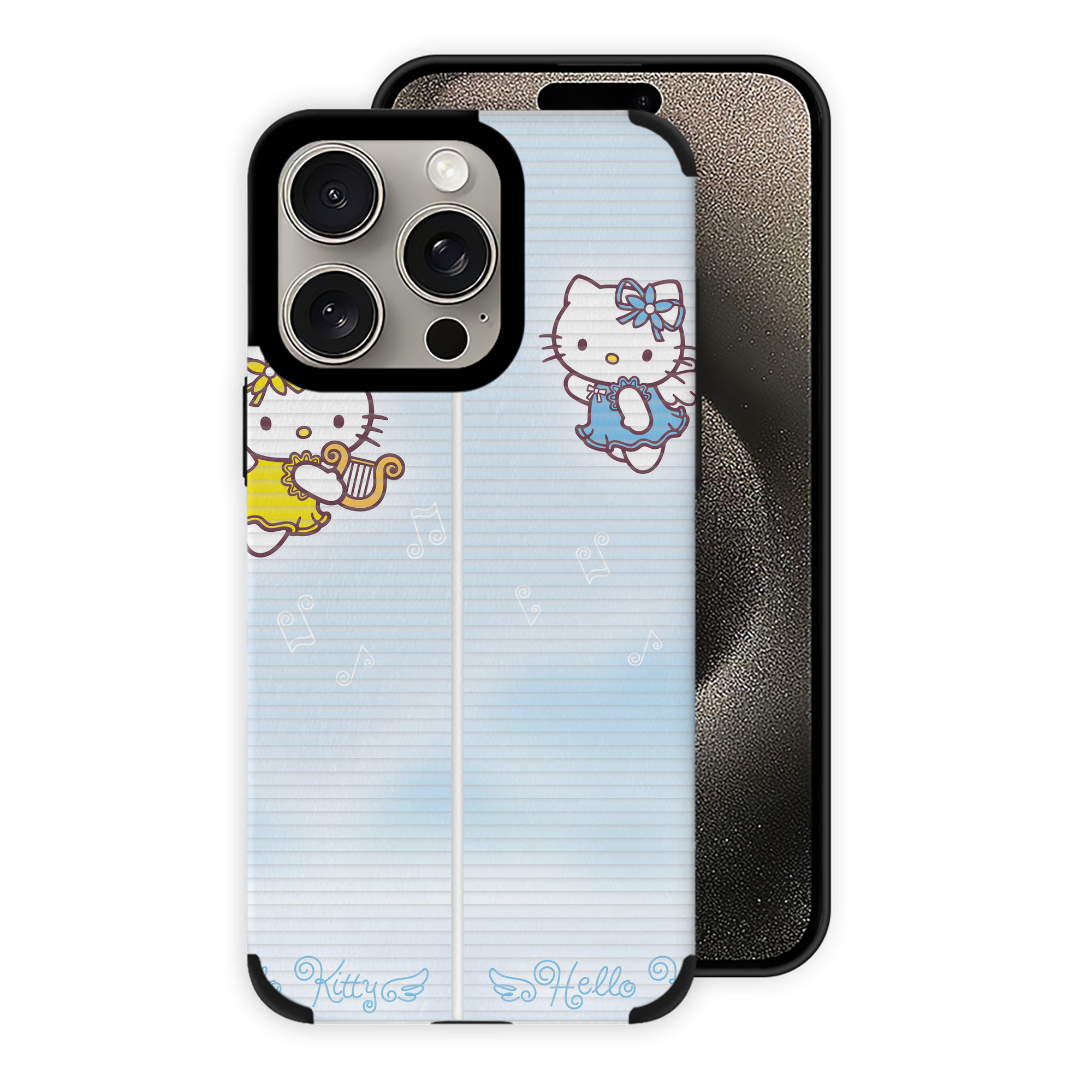 （画像用） Hello Kitty ハローキティ 【iPhone15ProMax対応】 PUレザー スマホケース 耐衝撃＆黄変防止