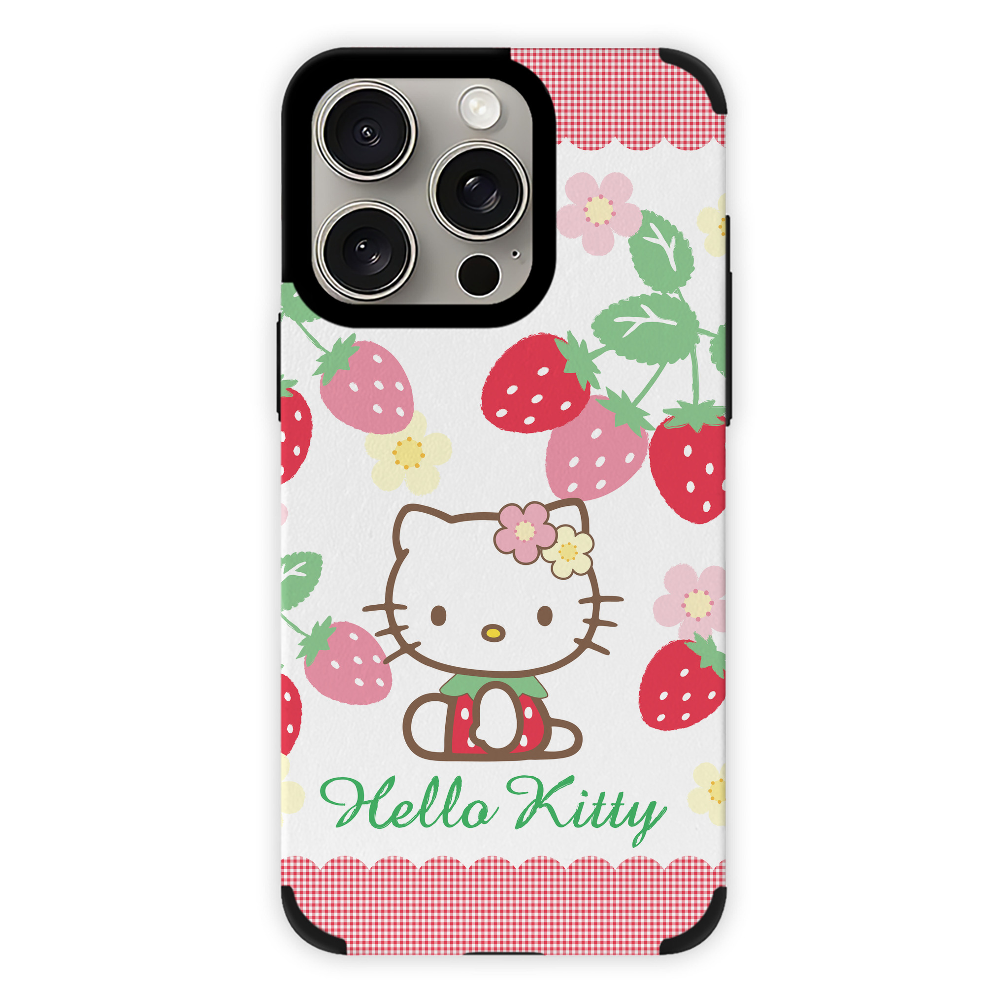 （画像用） Hello Kitty ハローキティ 【iPhone15ProMax対応】 PUレザー スマホケース 耐衝撃＆黄変防止