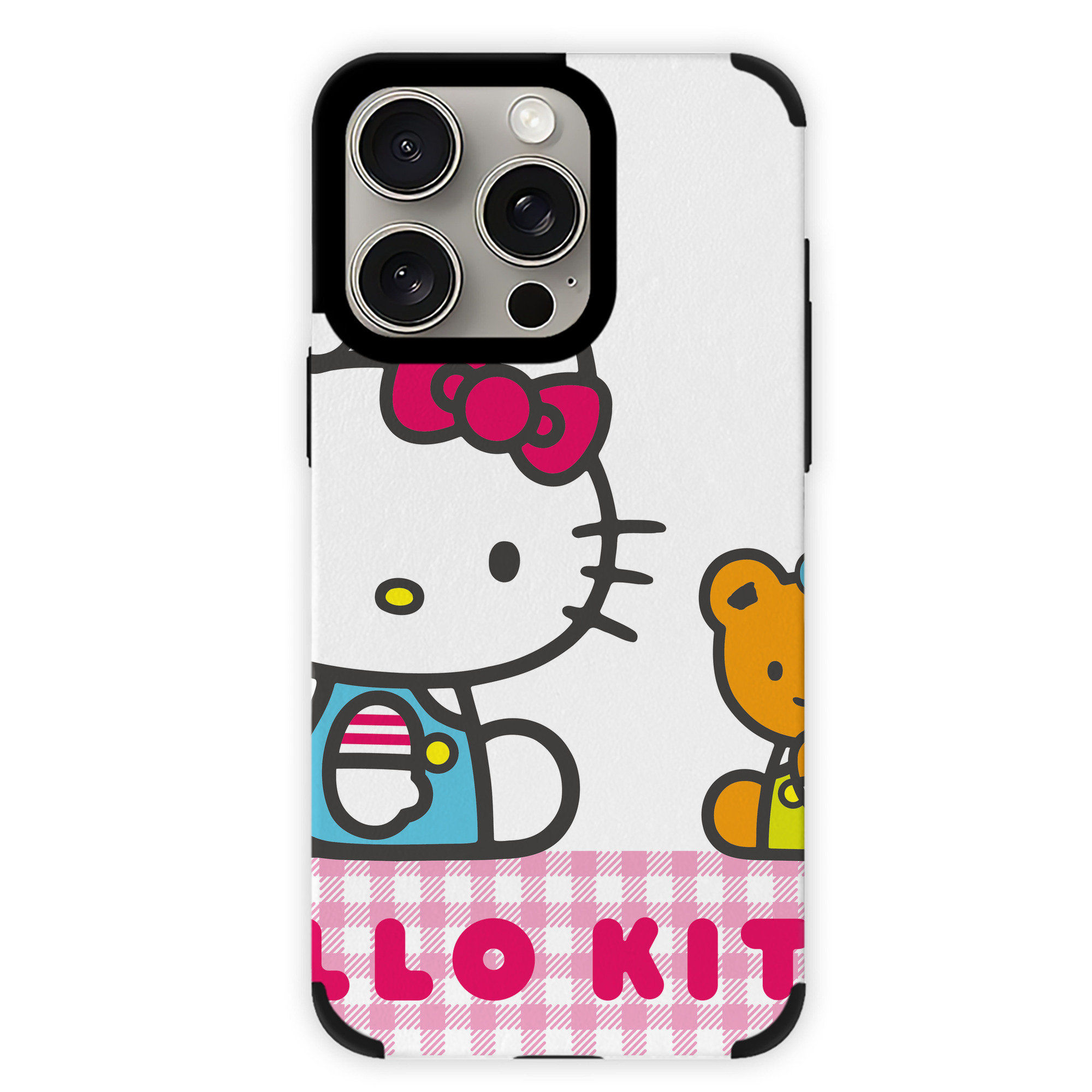 （画像用） Hello Kitty ハローキティ 【iPhone15ProMax対応】 PUレザー スマホケース 耐衝撃＆黄変防止