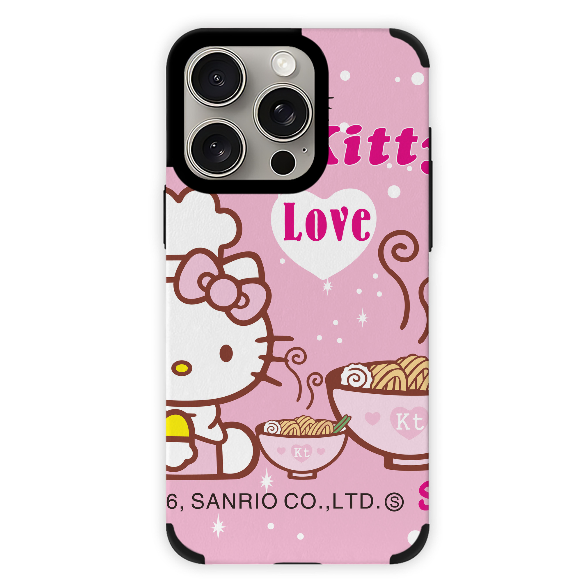 （画像用） Hello Kitty ハローキティ 【iPhone15ProMax対応】 PUレザー スマホケース 耐衝撃＆黄変防止
