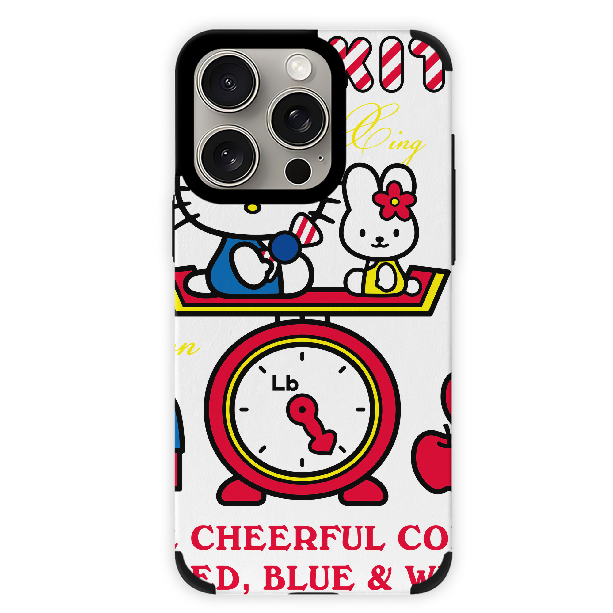 （画像用） Hello Kitty ハローキティ 【iPhone15ProMax対応】 PUレザー スマホケース 耐衝撃＆黄変防止