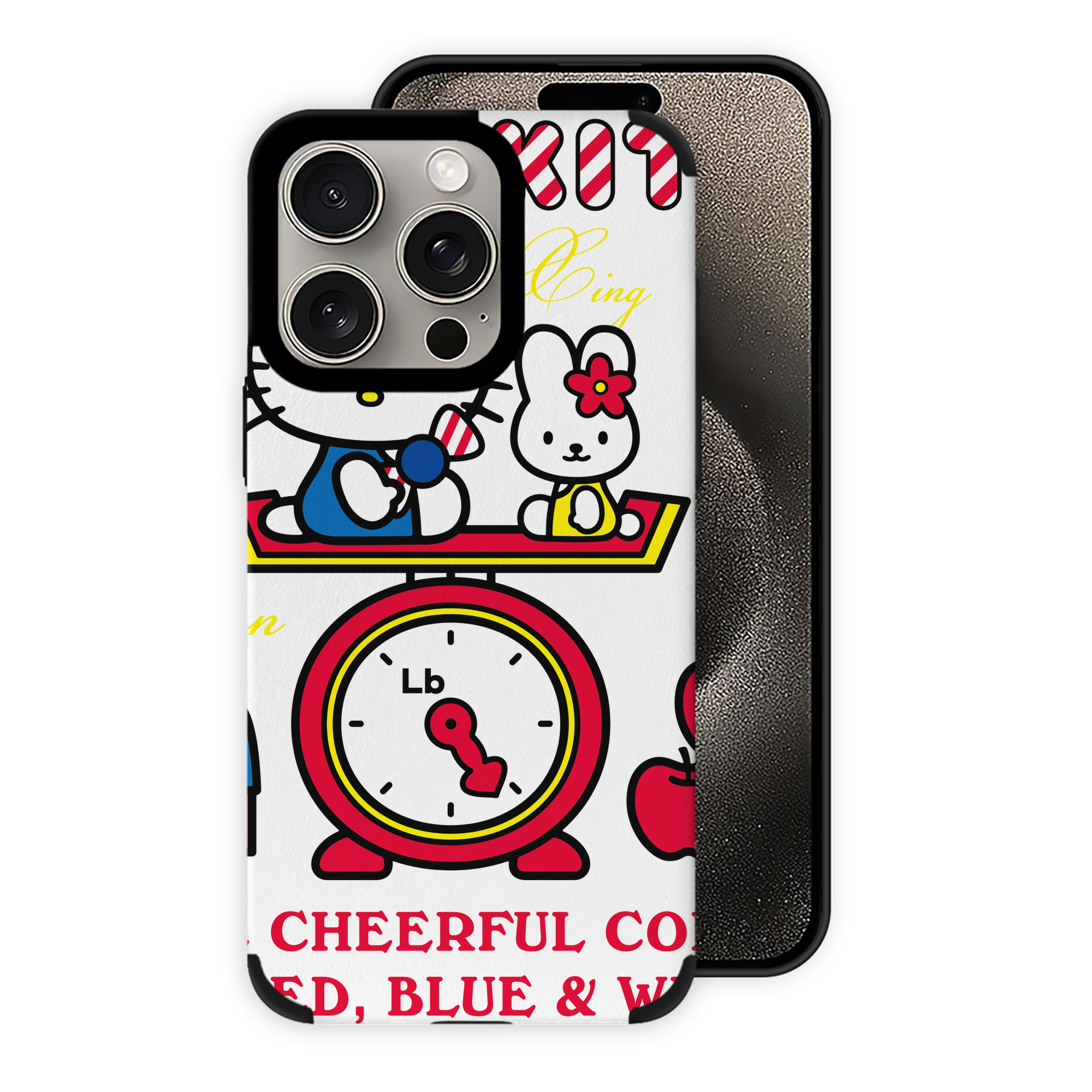 （画像用） Hello Kitty ハローキティ 【iPhone15ProMax対応】 PUレザー スマホケース 耐衝撃＆黄変防止