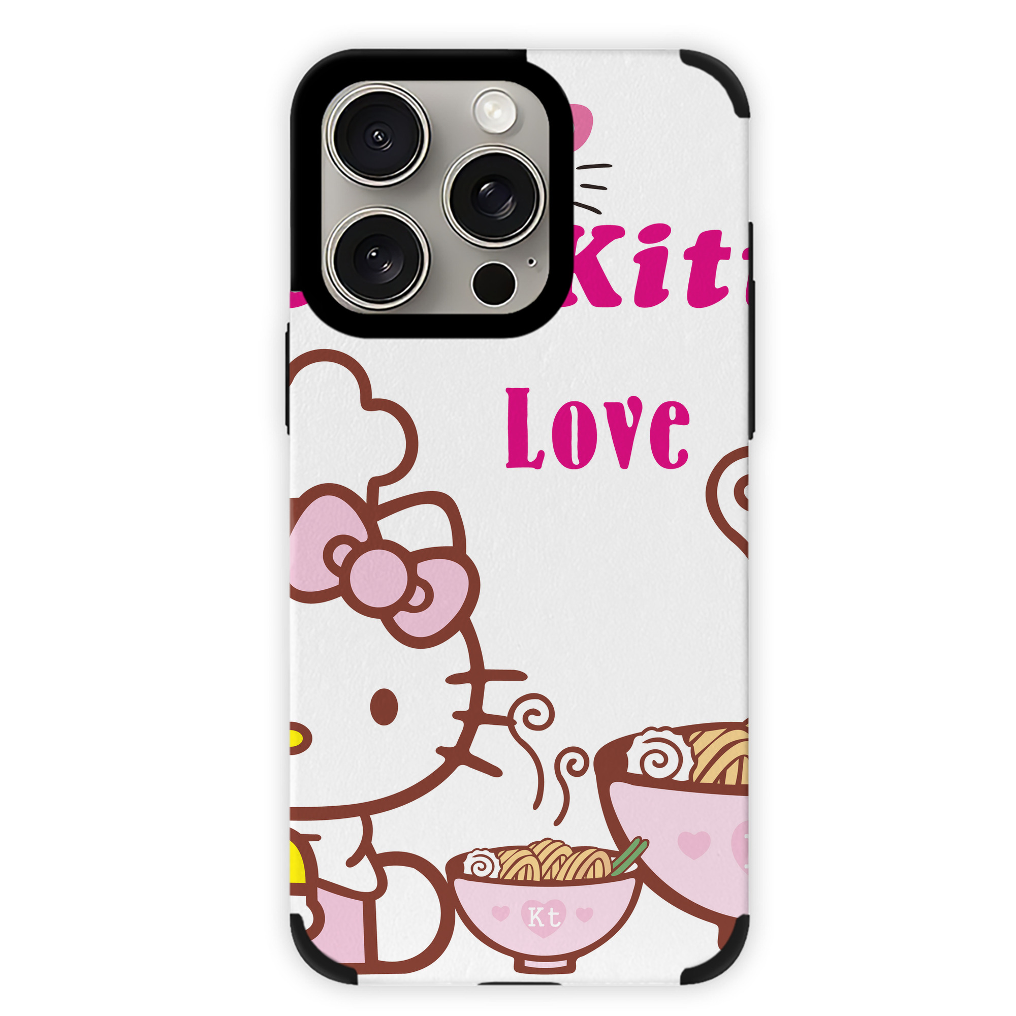 （画像用） Hello Kitty ハローキティ 【iPhone15ProMax対応】 PUレザー スマホケース 耐衝撃＆黄変防止
