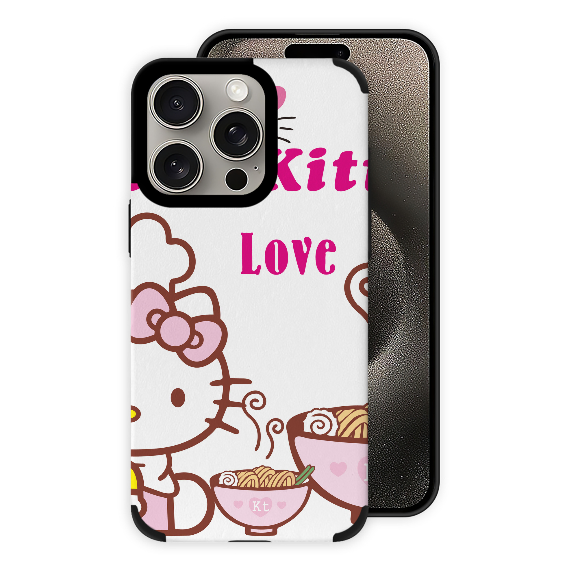 （画像用） Hello Kitty ハローキティ 【iPhone15ProMax対応】 PUレザー スマホケース 耐衝撃＆黄変防止