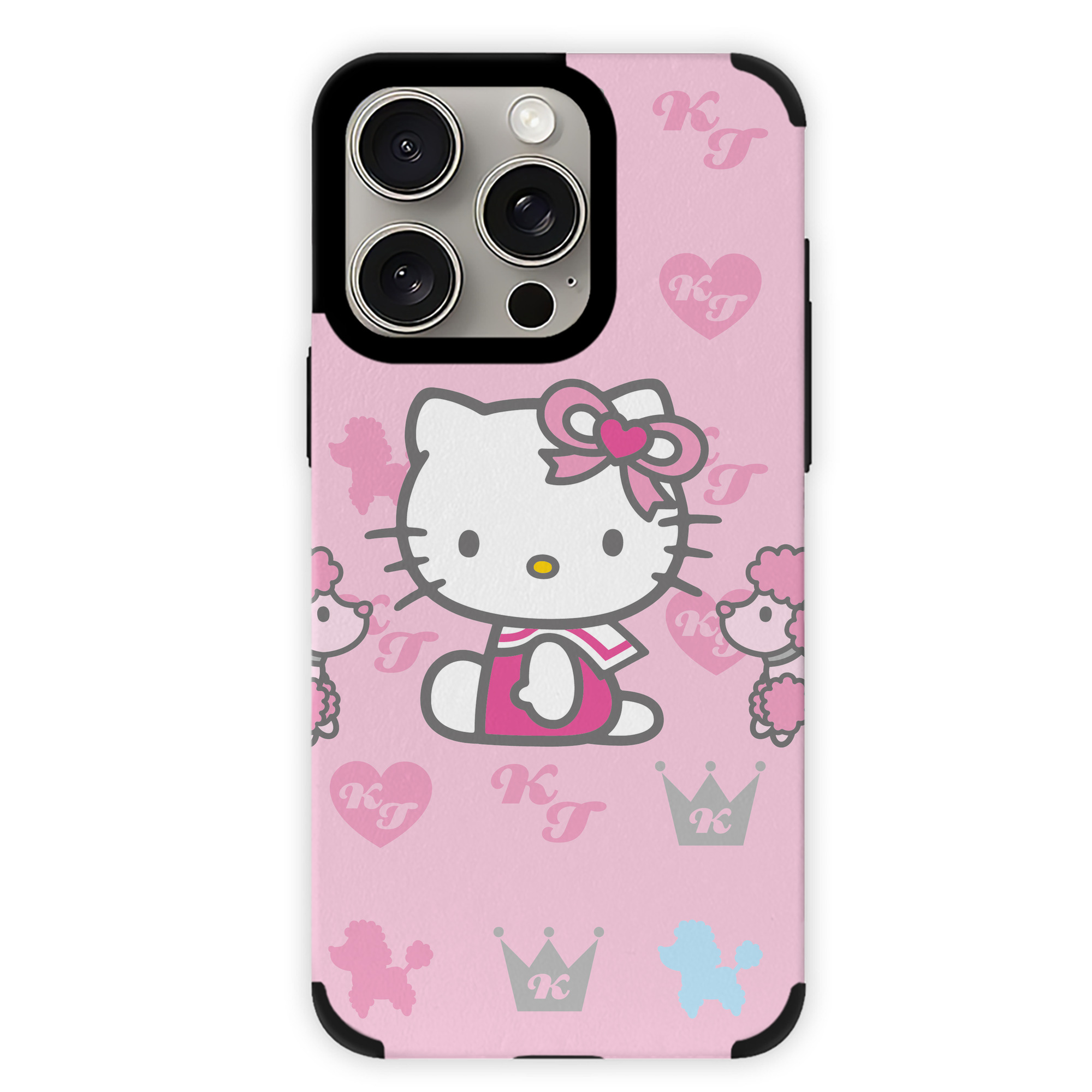 （画像用） Hello Kitty ハローキティ 【iPhone15ProMax対応】 PUレザー スマホケース 耐衝撃＆黄変防止