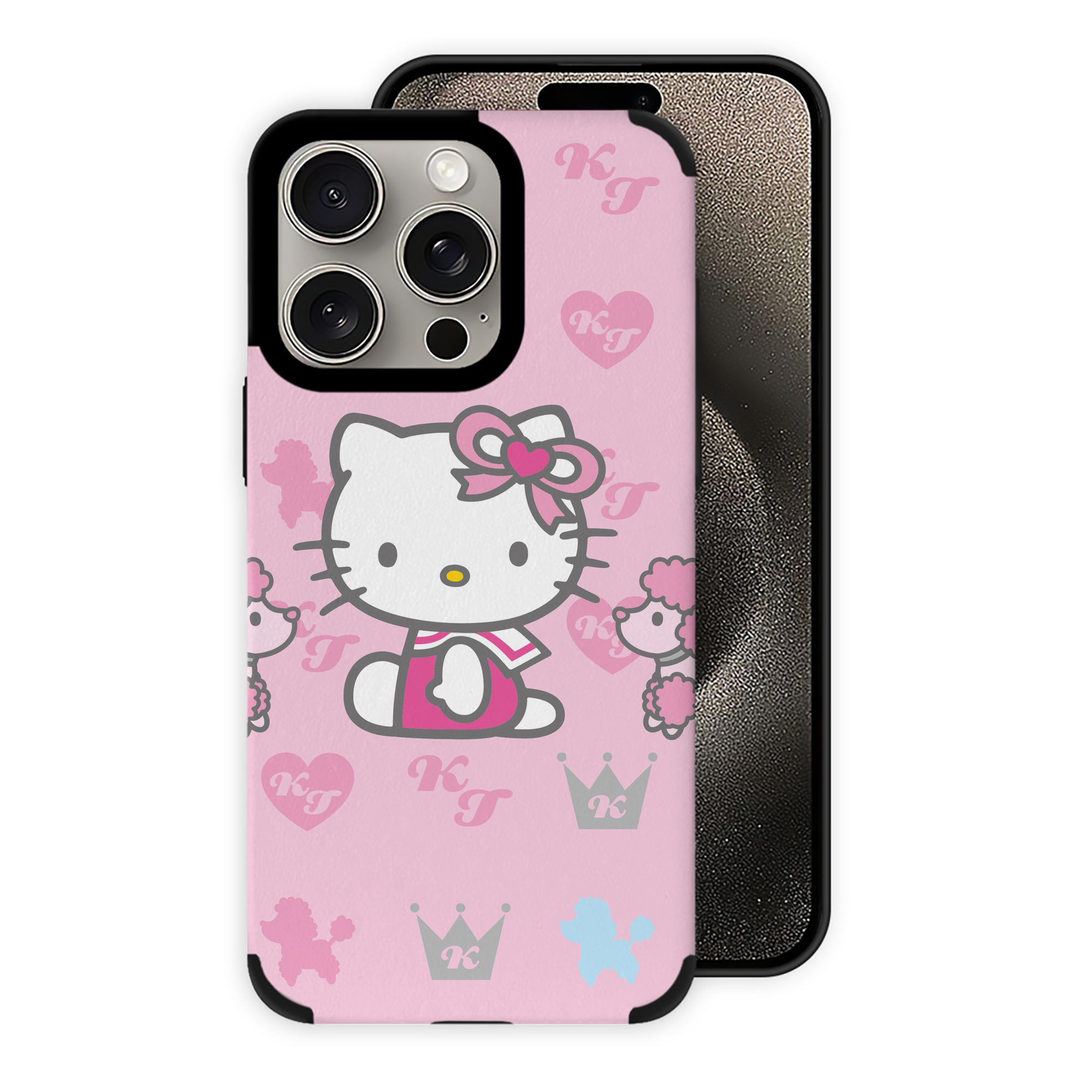 （画像用） Hello Kitty ハローキティ 【iPhone15ProMax対応】 PUレザー スマホケース 耐衝撃＆黄変防止