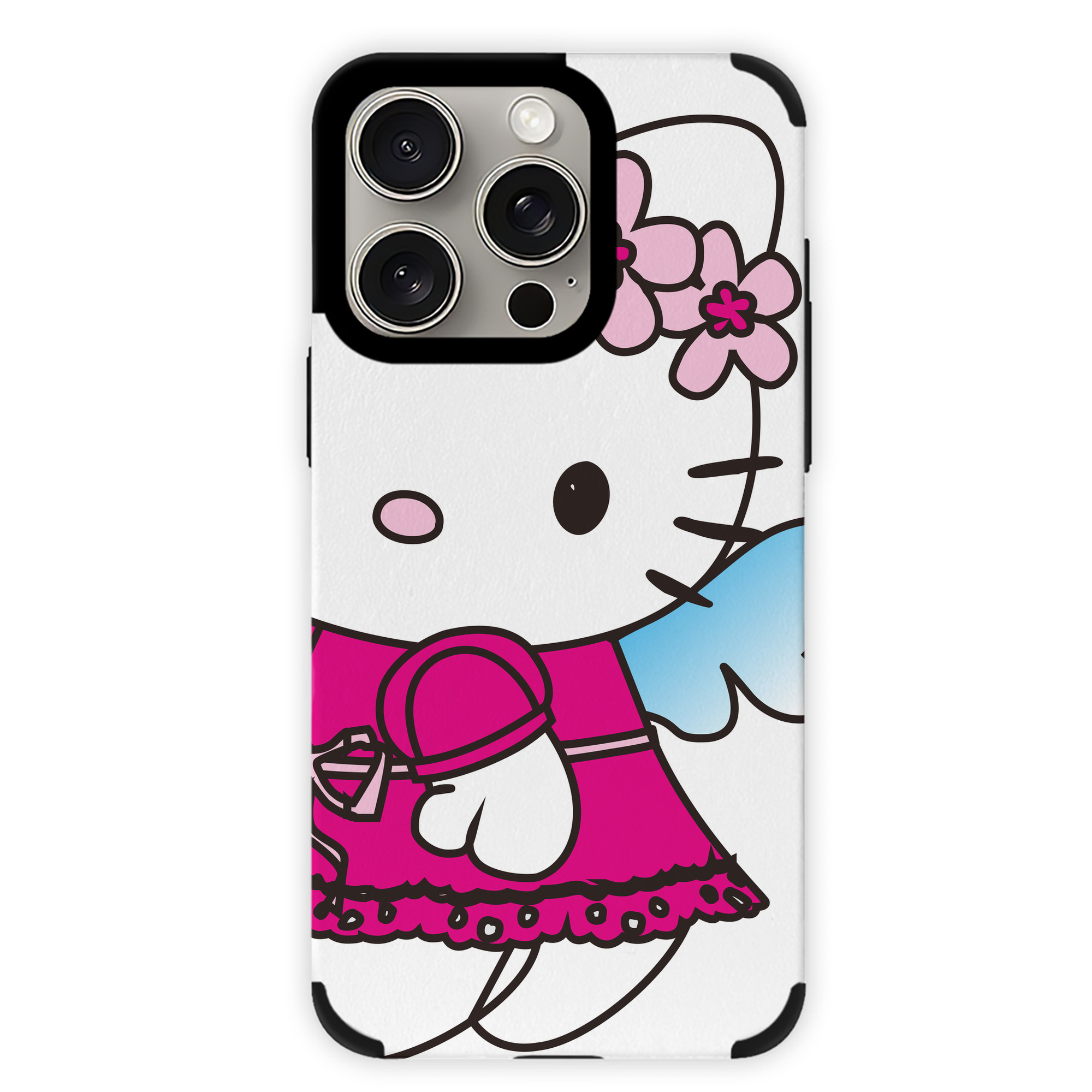 （画像用） Hello Kitty ハローキティ 【iPhone15ProMax対応】 PUレザー スマホケース 耐衝撃＆黄変防止