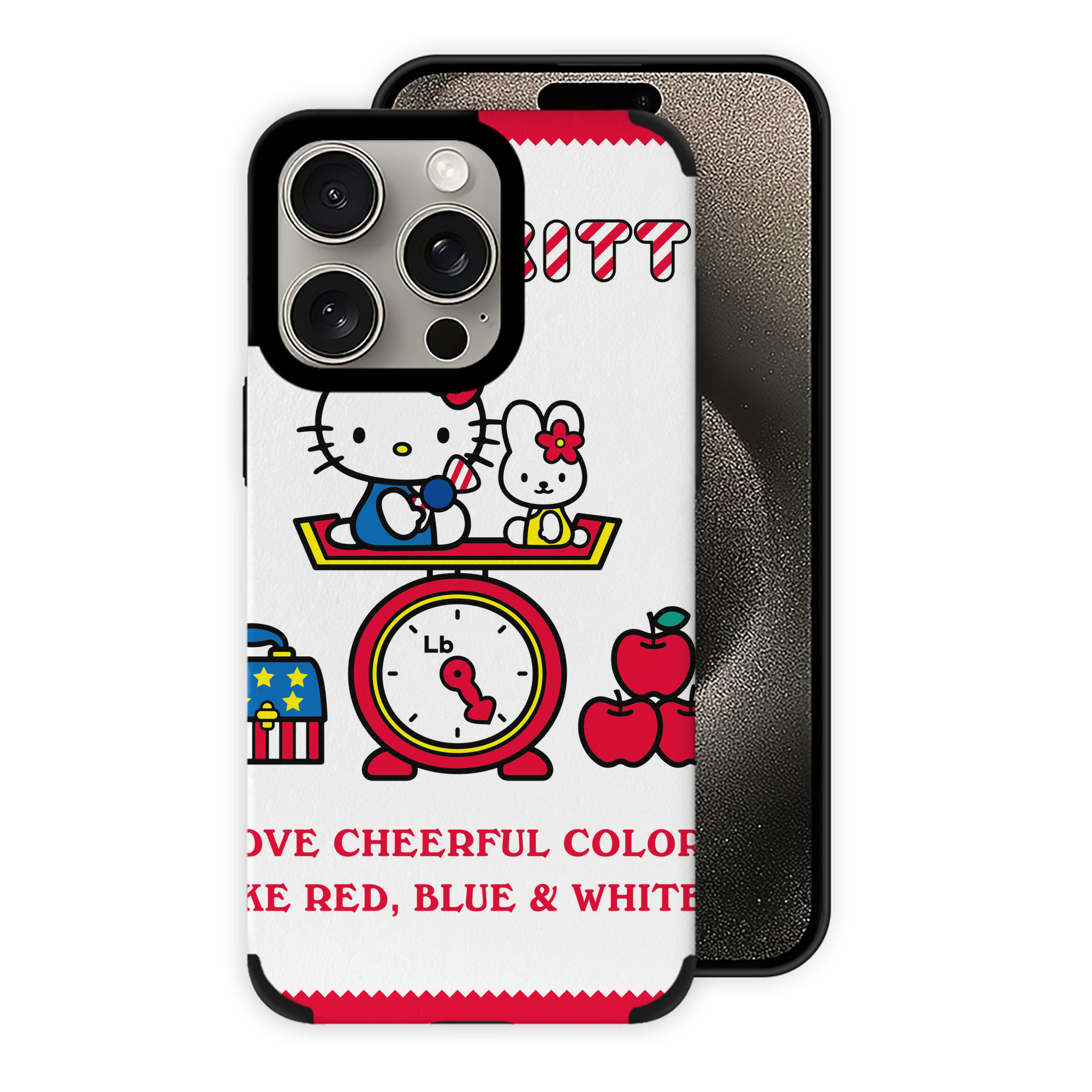 （画像用） Hello Kitty ハローキティ 【iPhone15ProMax対応】 PUレザー スマホケース 耐衝撃＆黄変防止