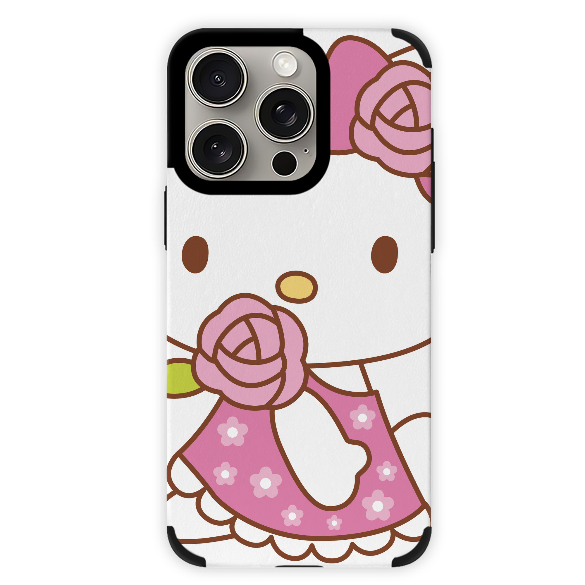 （画像用） Hello Kitty ハローキティ 【iPhone15ProMax対応】 PUレザー スマホケース 耐衝撃＆黄変防止