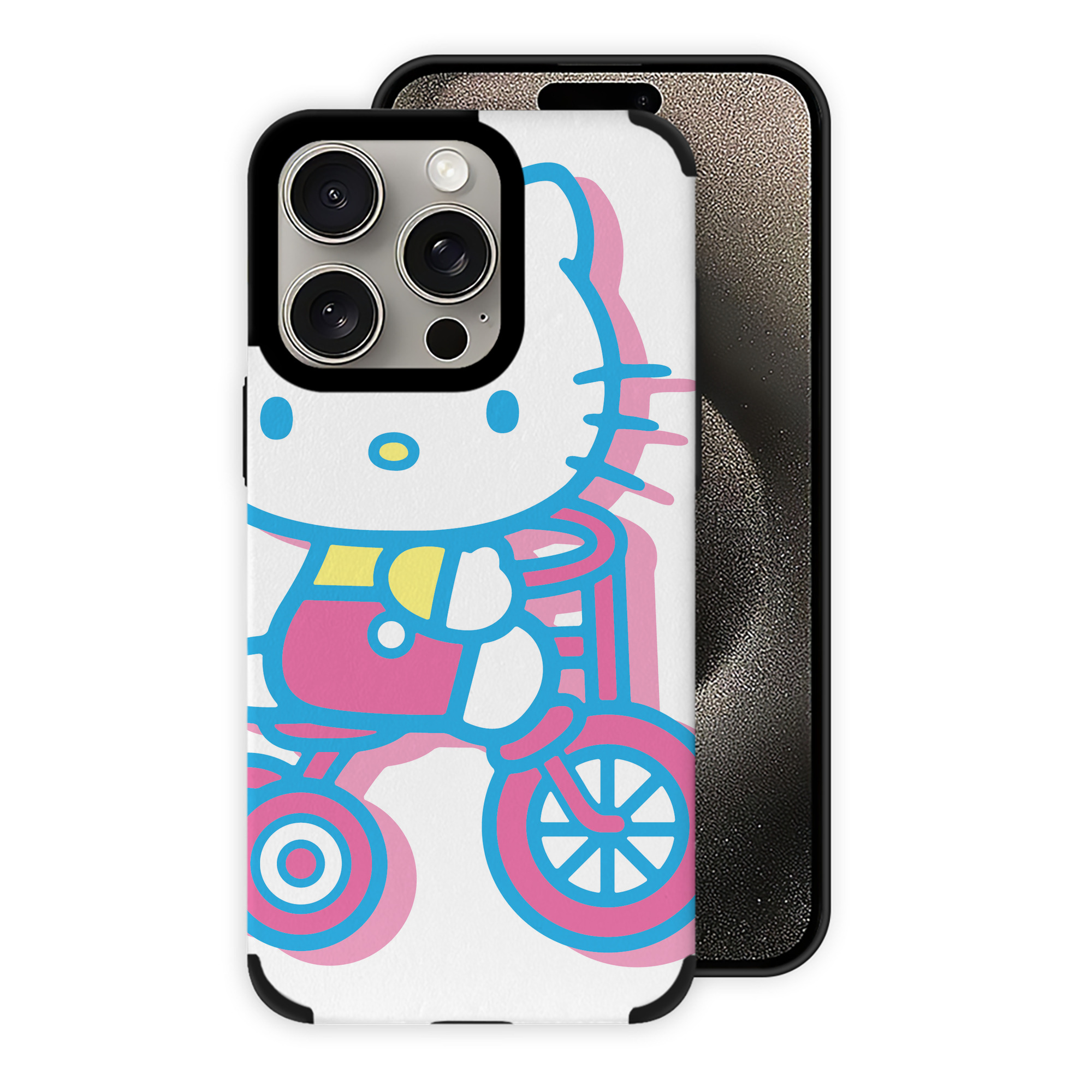 （画像用） Hello Kitty ハローキティ 【iPhone15ProMax対応】 PUレザー スマホケース 耐衝撃＆黄変防止