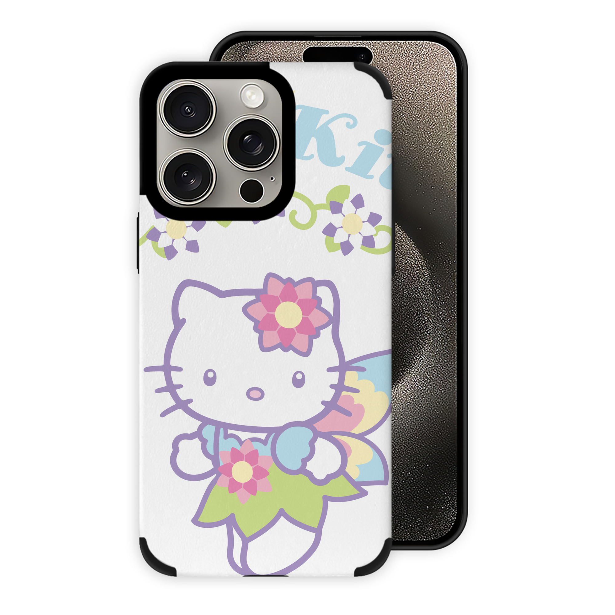 （画像用） Hello Kitty ハローキティ 【iPhone15ProMax対応】 PUレザー スマホケース 耐衝撃＆黄変防止