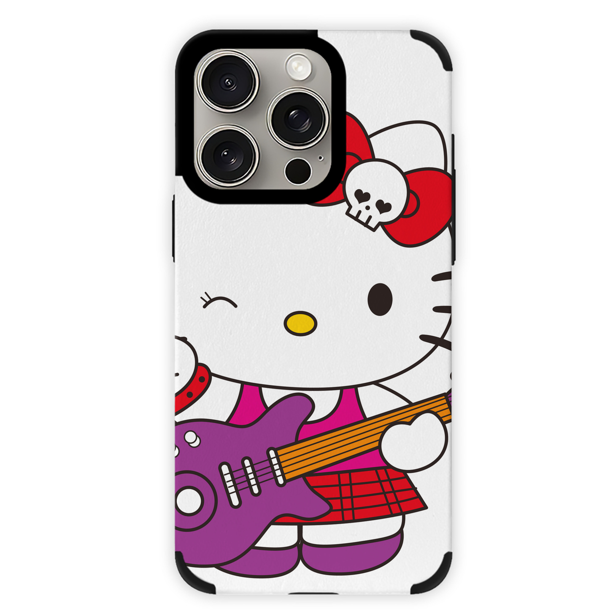 （画像用） Hello Kitty ハローキティ 【iPhone15ProMax対応】 PUレザー スマホケース 耐衝撃＆黄変防止