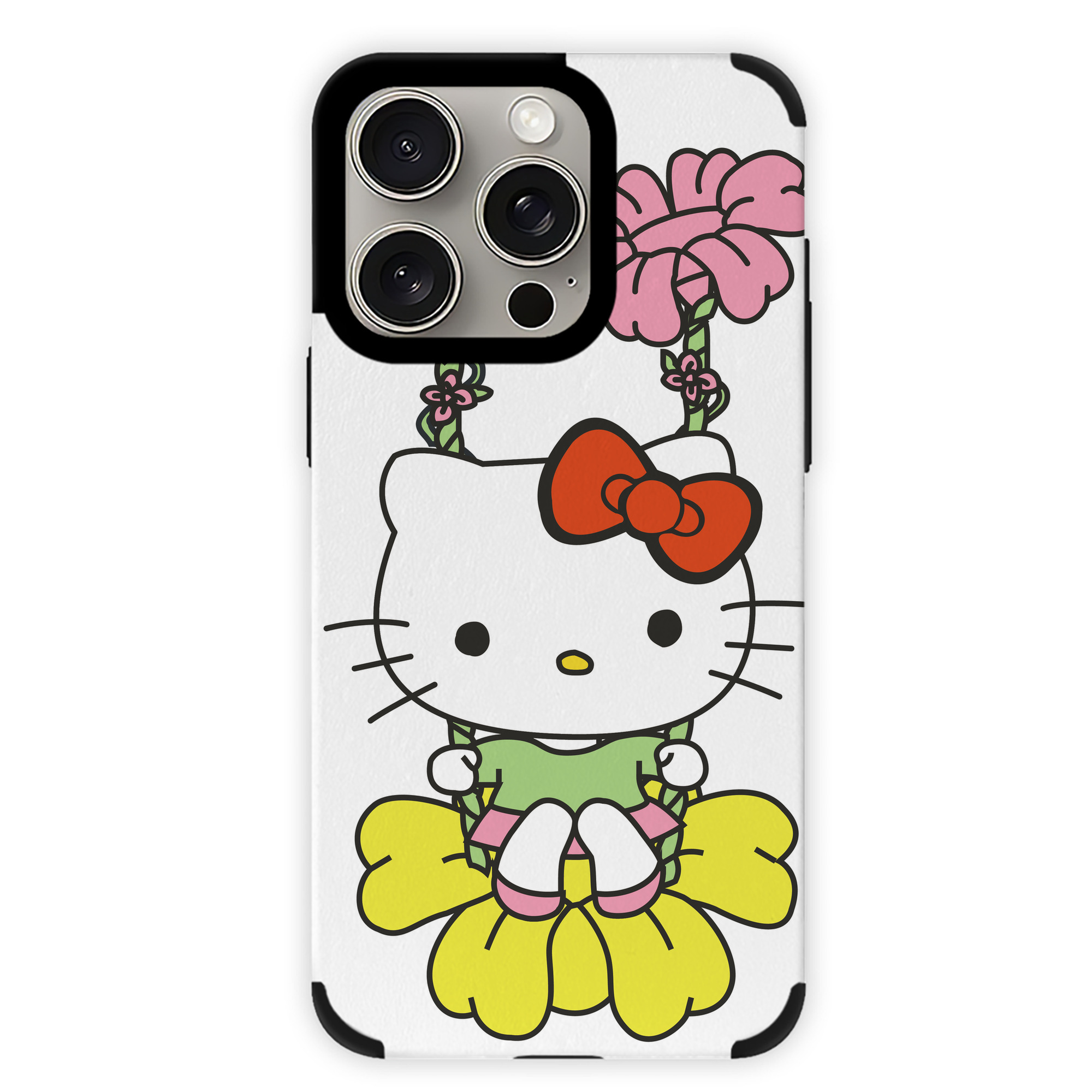 （画像用） Hello Kitty ハローキティ 【iPhone15ProMax対応】 PUレザー スマホケース 耐衝撃＆黄変防止