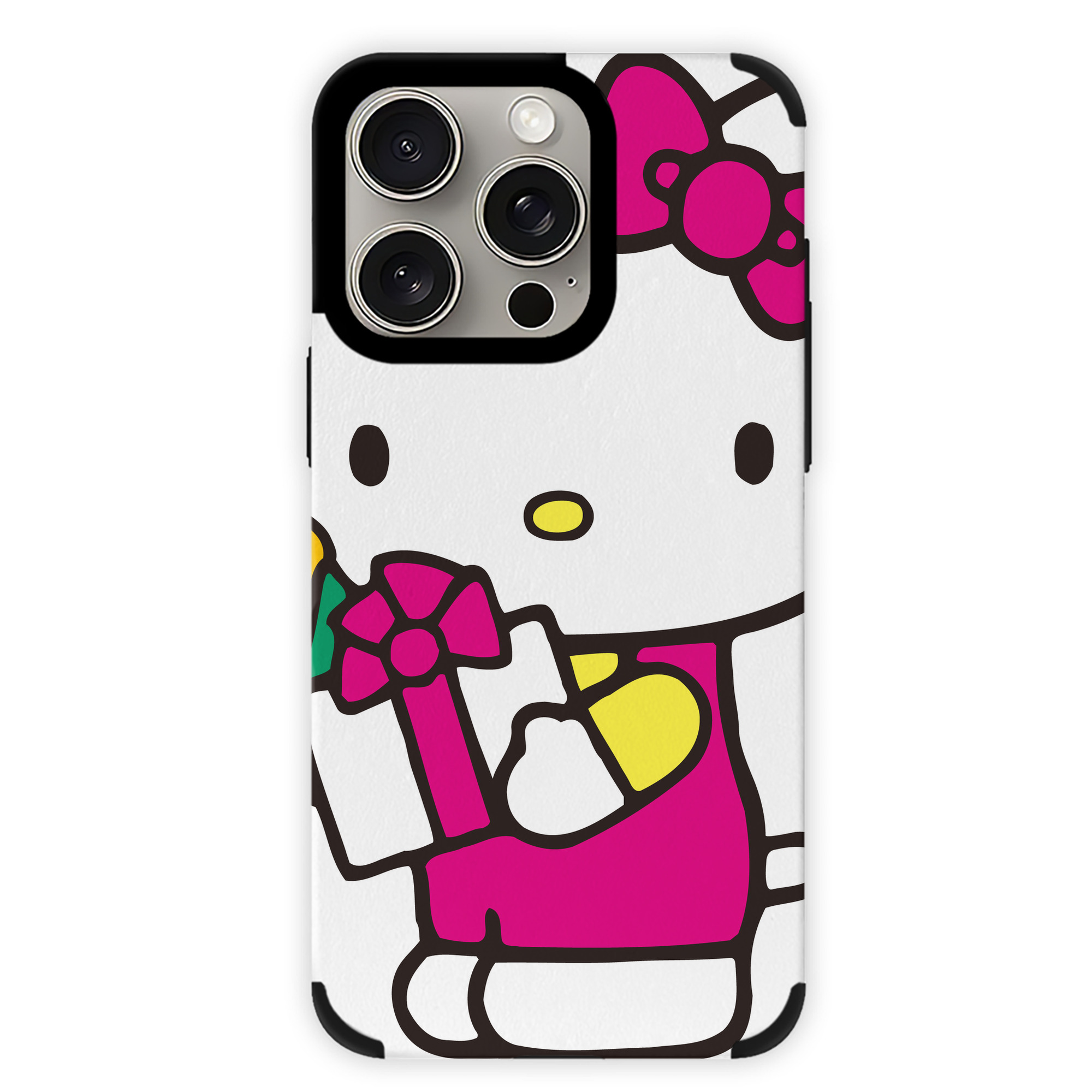 （画像用） Hello Kitty ハローキティ 【iPhone15ProMax対応】 PUレザー スマホケース 耐衝撃＆黄変防止