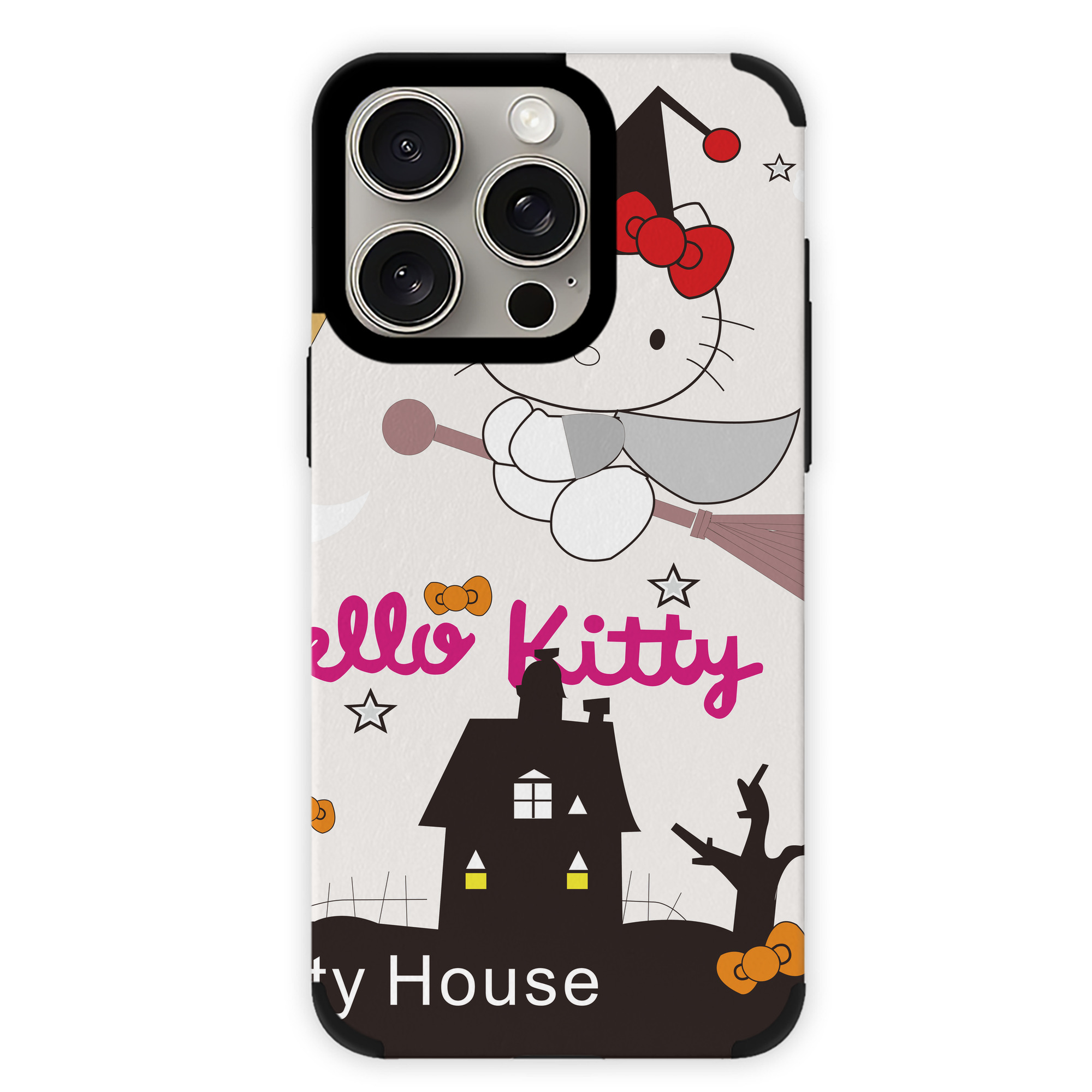 （画像用） Hello Kitty ハローキティ 【iPhone15ProMax対応】 PUレザー スマホケース 耐衝撃＆黄変防止
