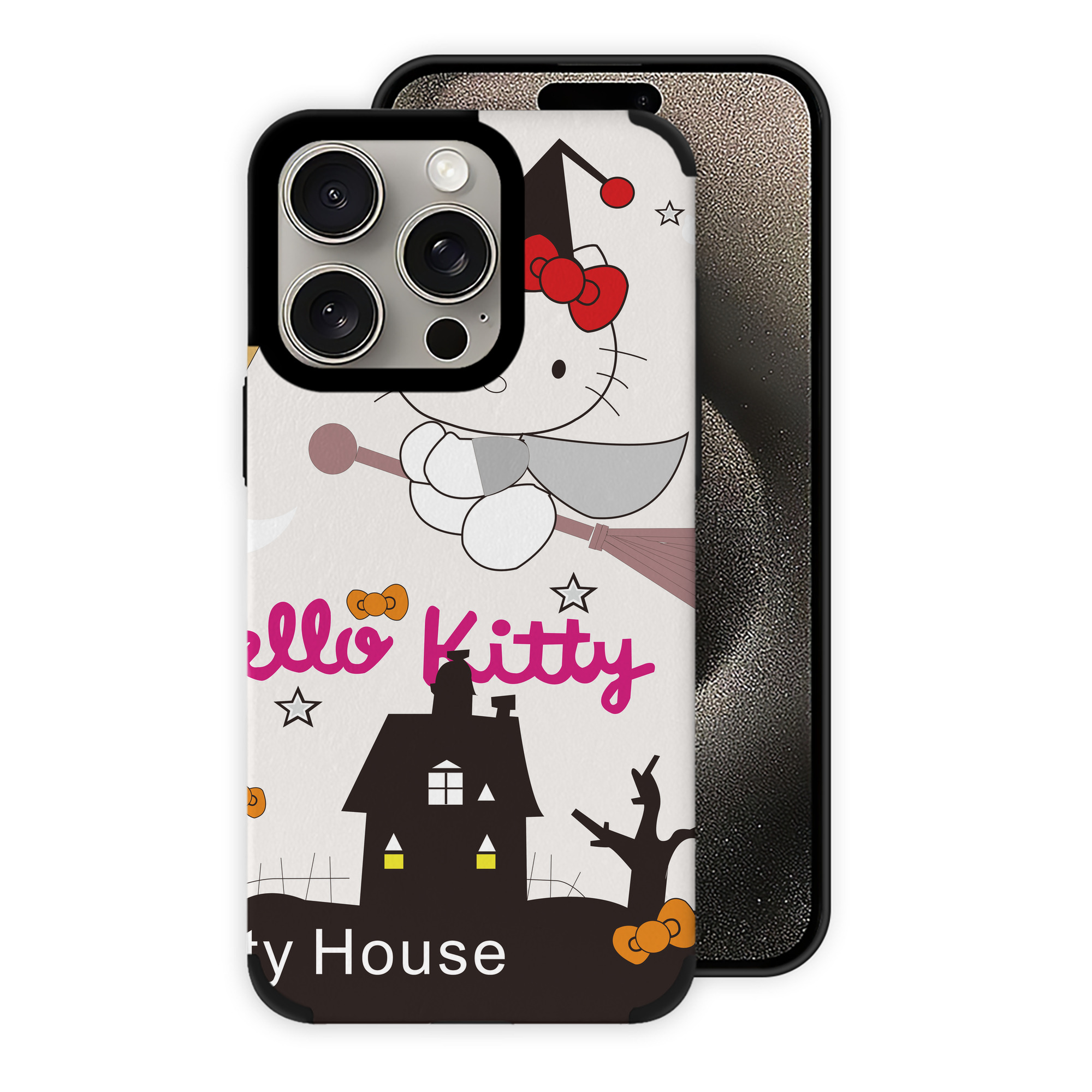 （画像用） Hello Kitty ハローキティ 【iPhone15ProMax対応】 PUレザー スマホケース 耐衝撃＆黄変防止
