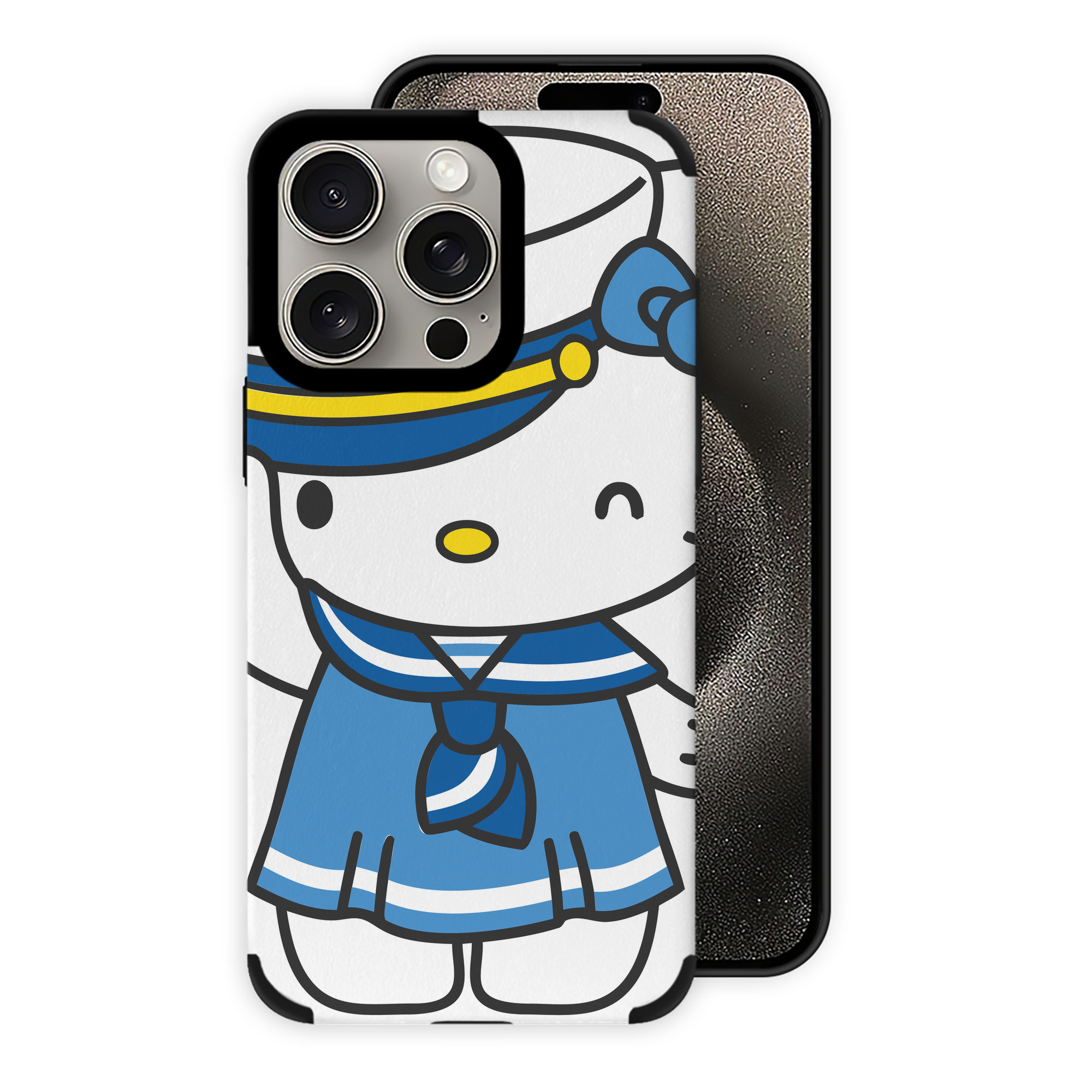 （画像用） Hello Kitty ハローキティ 【iPhone15ProMax対応】 PUレザー スマホケース 耐衝撃＆黄変防止