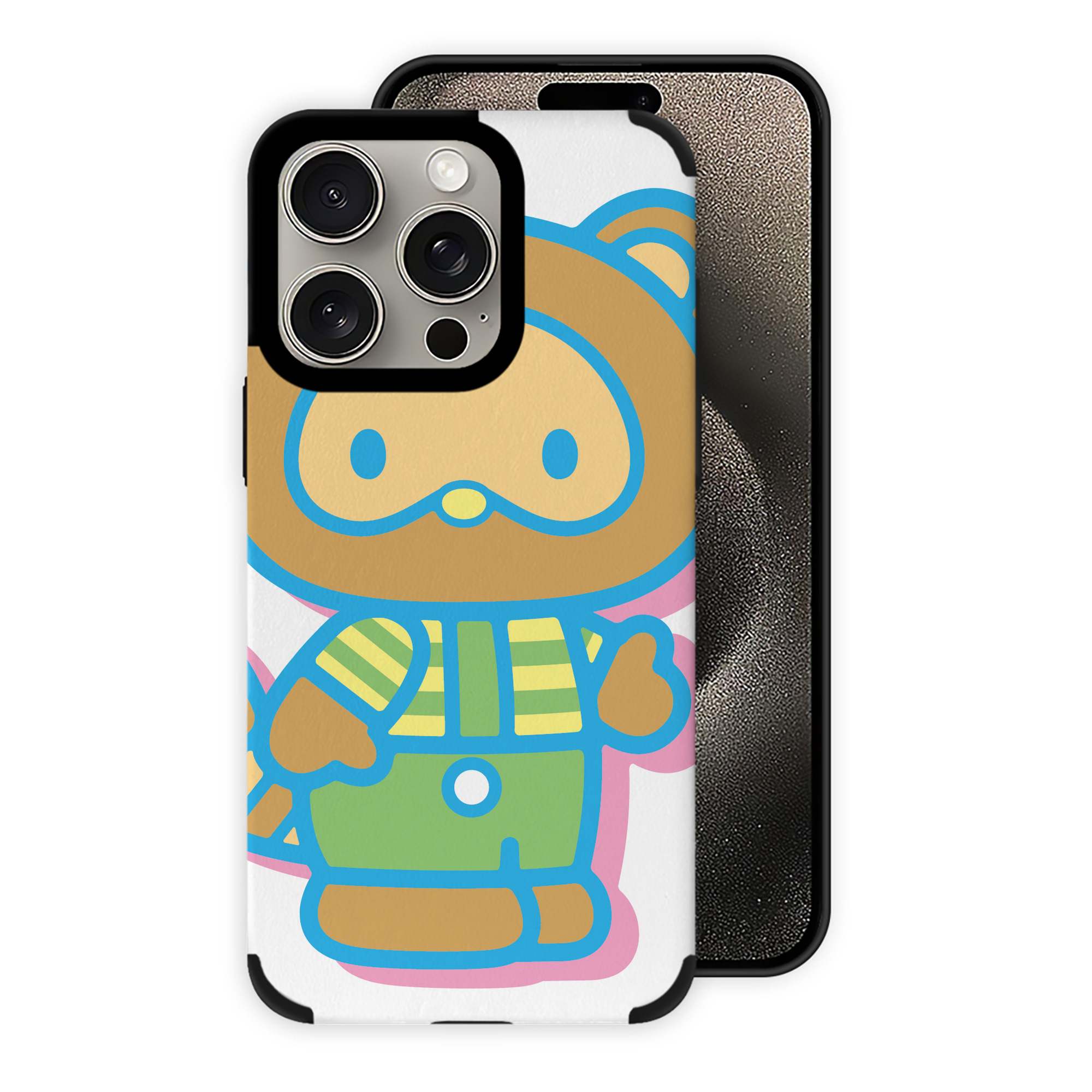 （画像用） Hello Kitty ハローキティ 【iPhone15ProMax対応】 PUレザー スマホケース 耐衝撃＆黄変防止