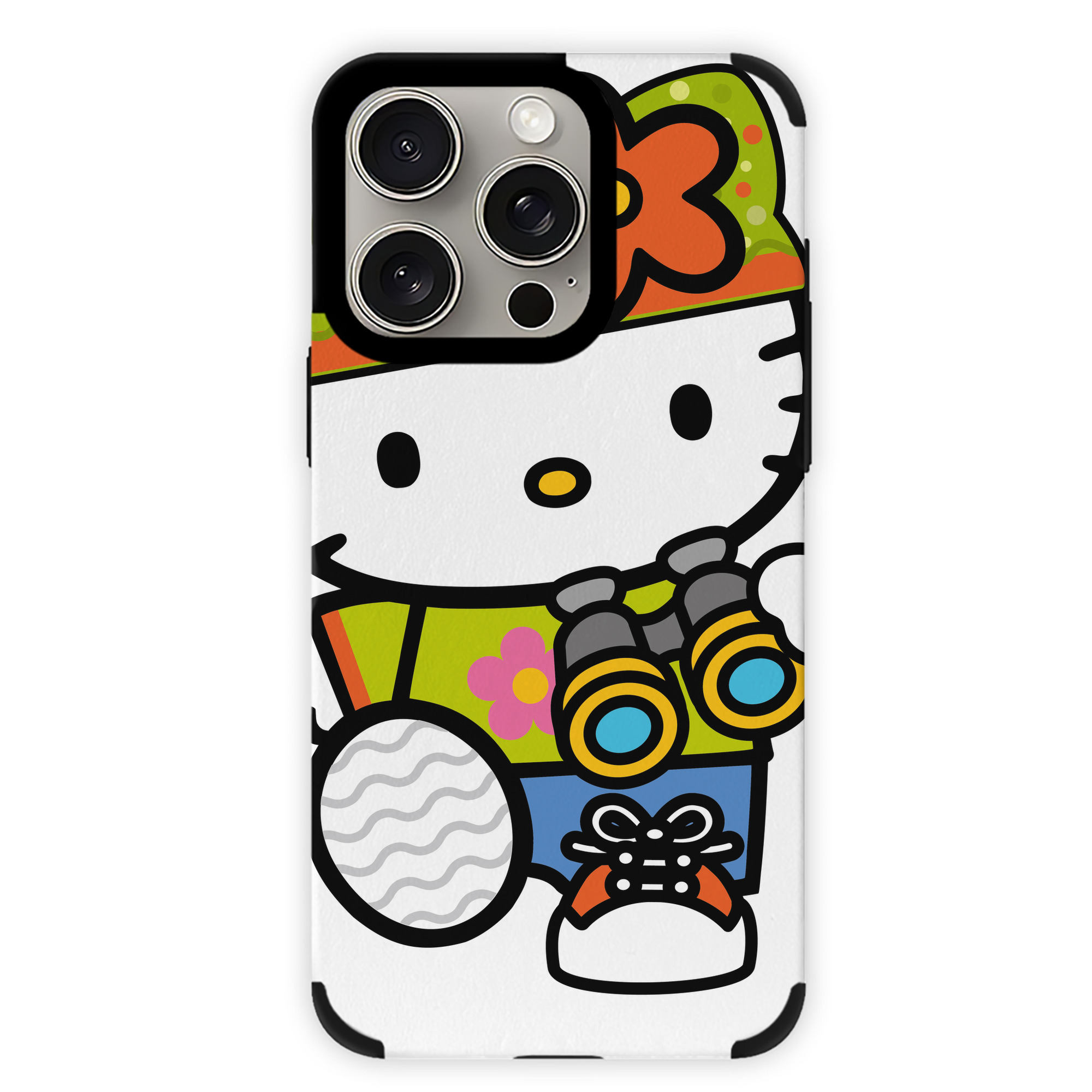 （画像用） Hello Kitty ハローキティ 【iPhone15ProMax対応】 PUレザー スマホケース 耐衝撃＆黄変防止