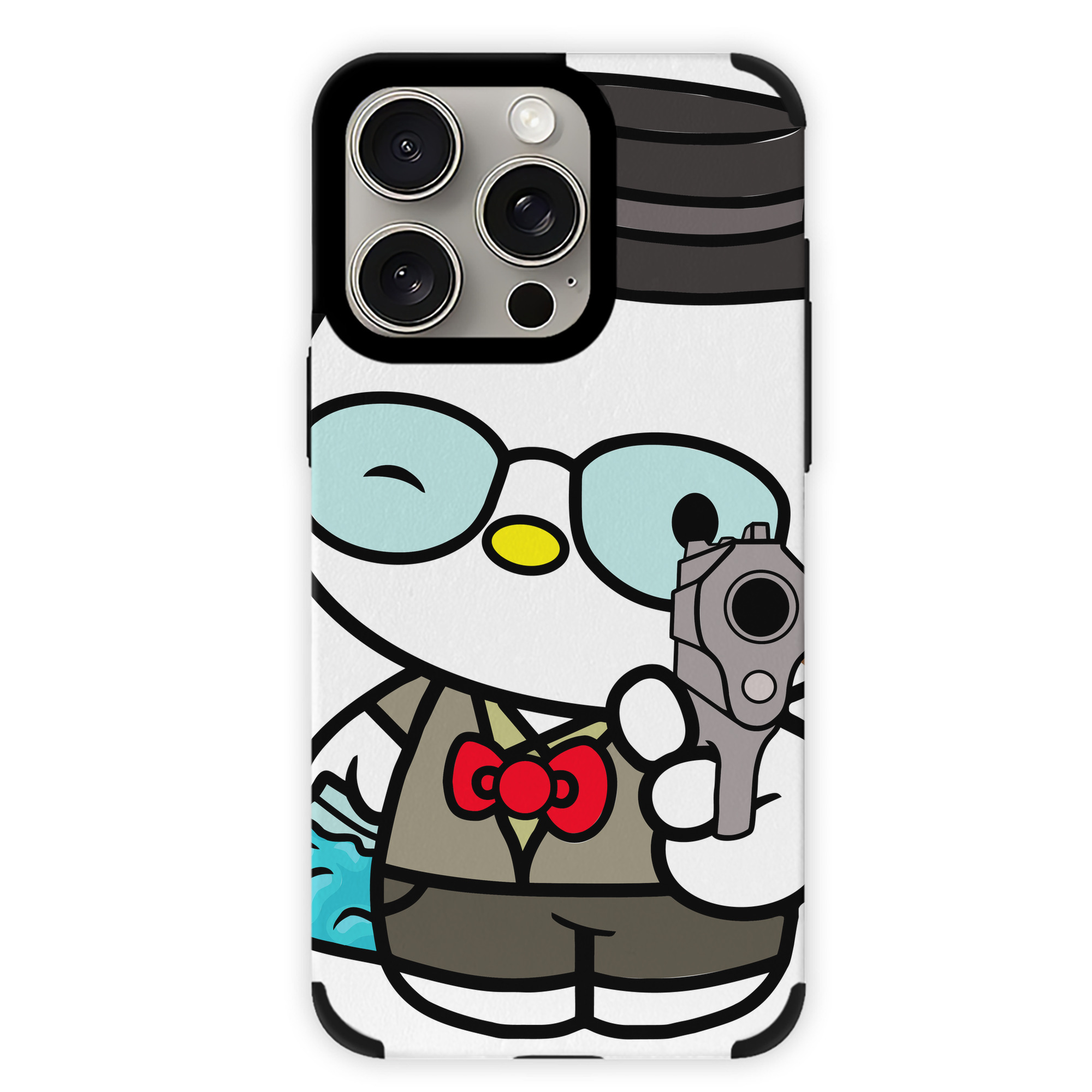（画像用） Hello Kitty ハローキティ 【iPhone15ProMax対応】 PUレザー スマホケース 耐衝撃＆黄変防止