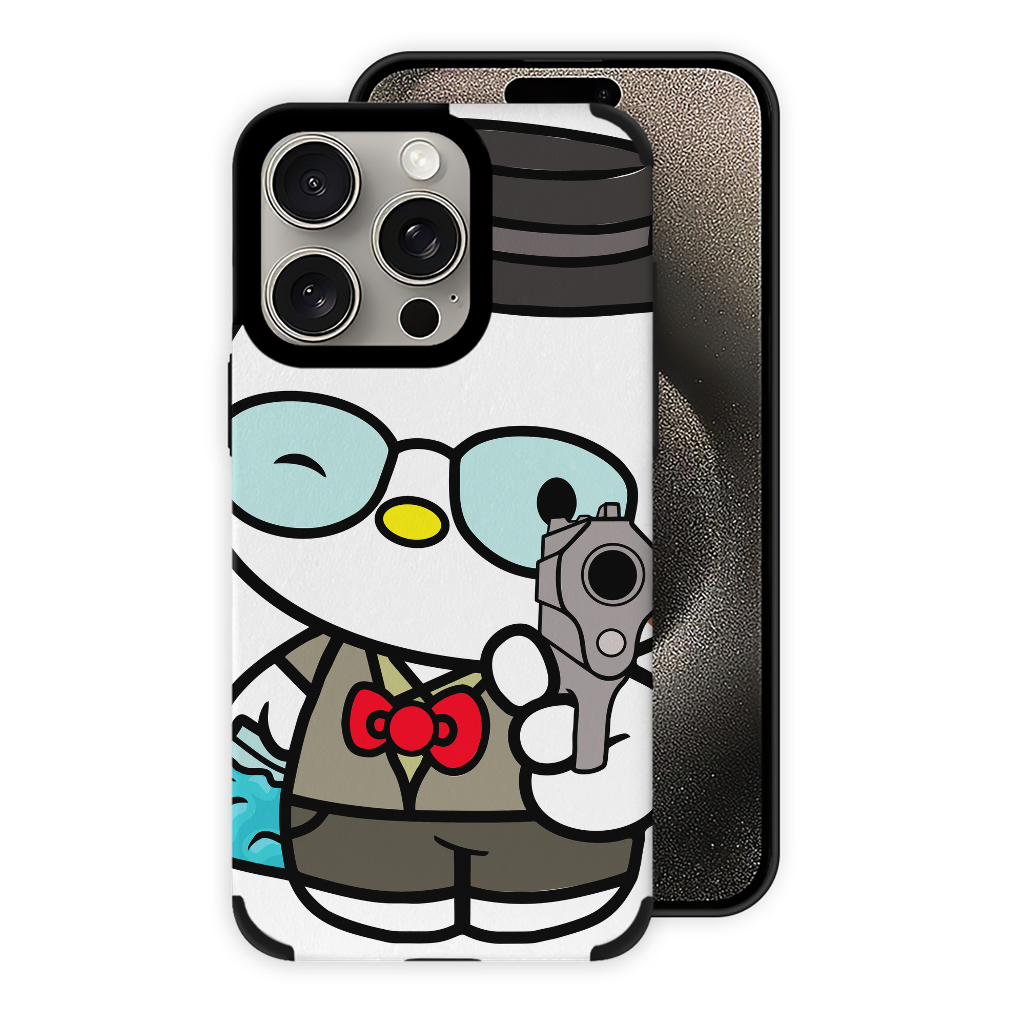 （画像用） Hello Kitty ハローキティ 【iPhone15ProMax対応】 PUレザー スマホケース 耐衝撃＆黄変防止