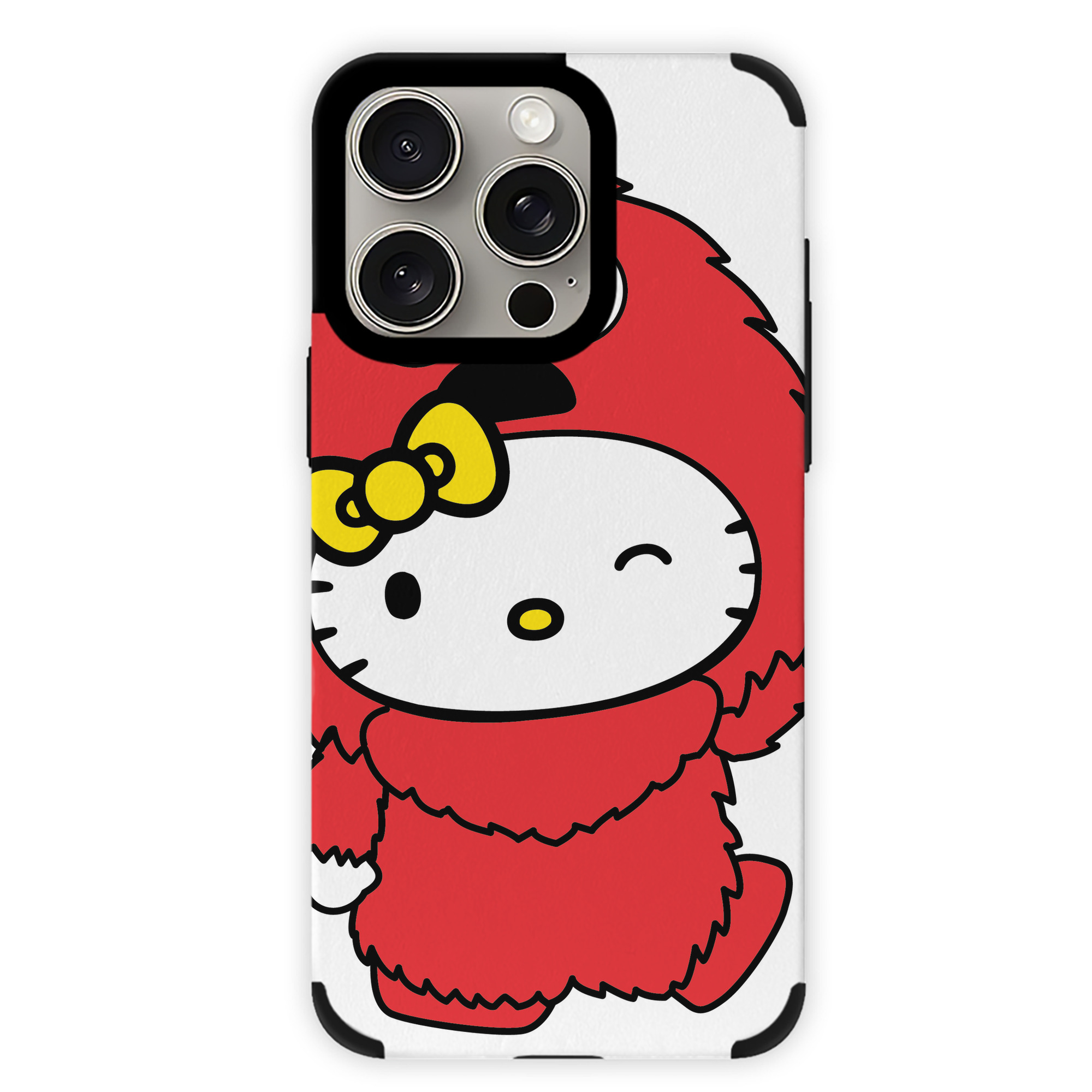 （画像用） Hello Kitty ハローキティ 【iPhone15ProMax対応】 PUレザー スマホケース 耐衝撃＆黄変防止