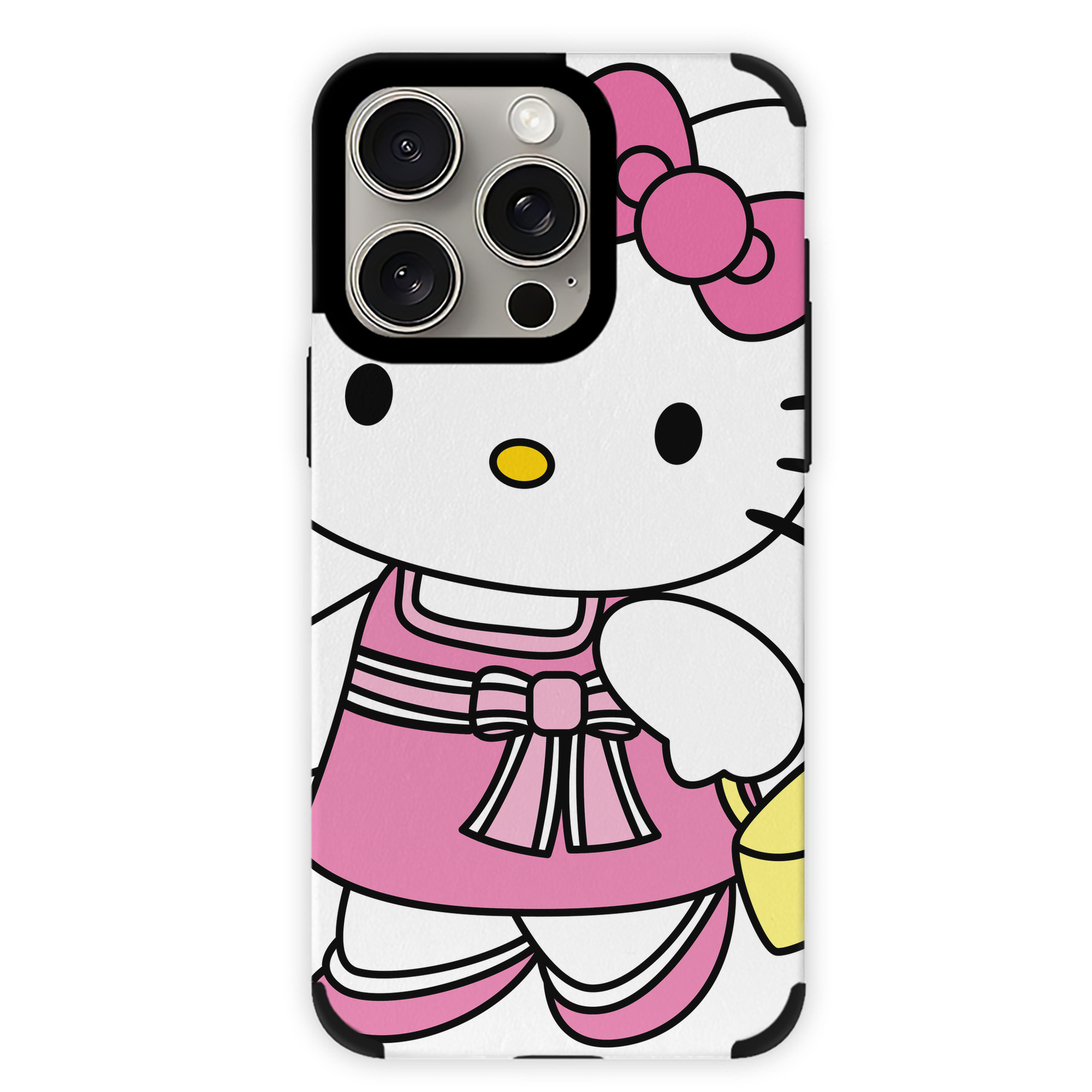 （画像用） Hello Kitty ハローキティ 【iPhone15ProMax対応】 PUレザー スマホケース 耐衝撃＆黄変防止