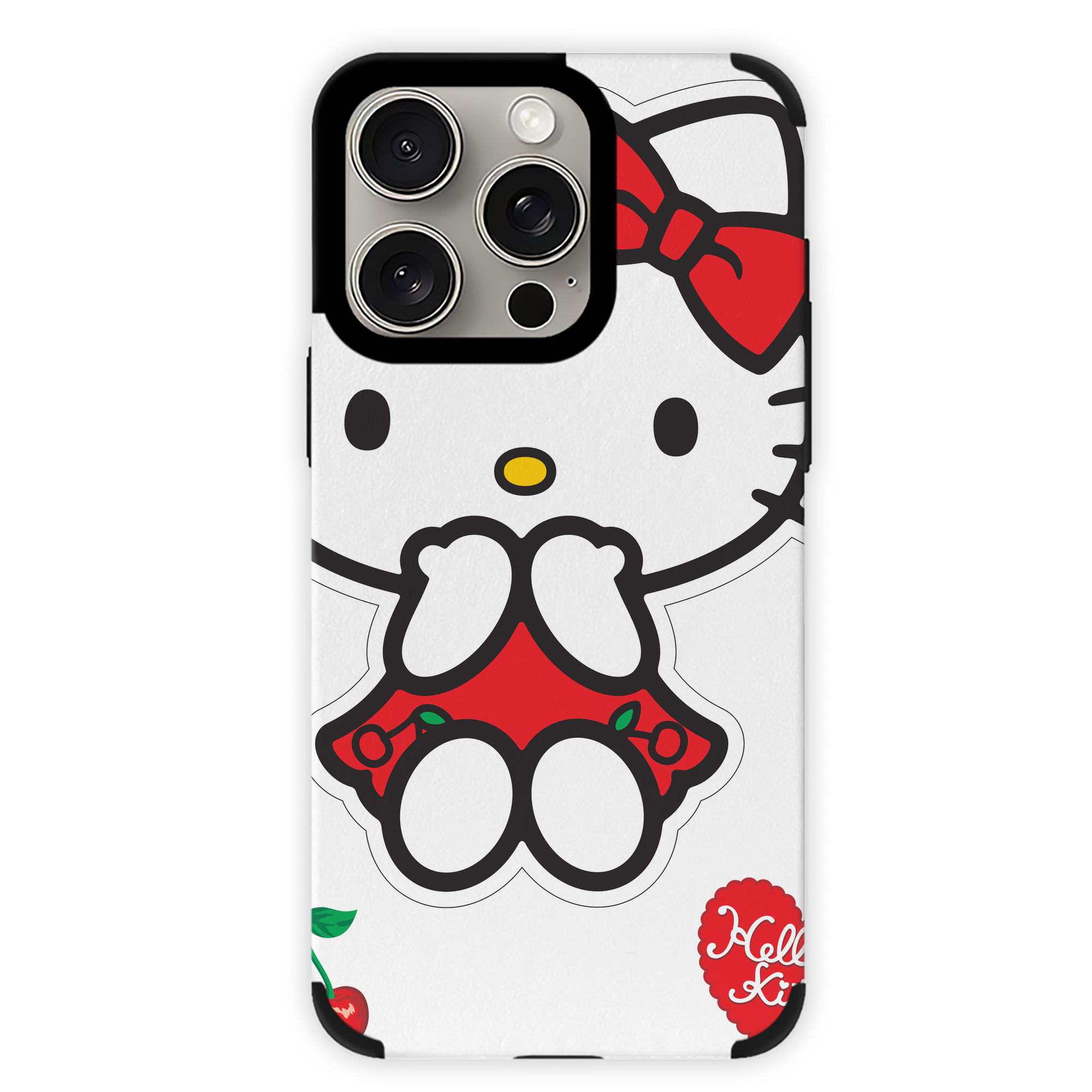 （画像用） Hello Kitty ハローキティ 【iPhone15ProMax対応】 PUレザー スマホケース 耐衝撃＆黄変防止