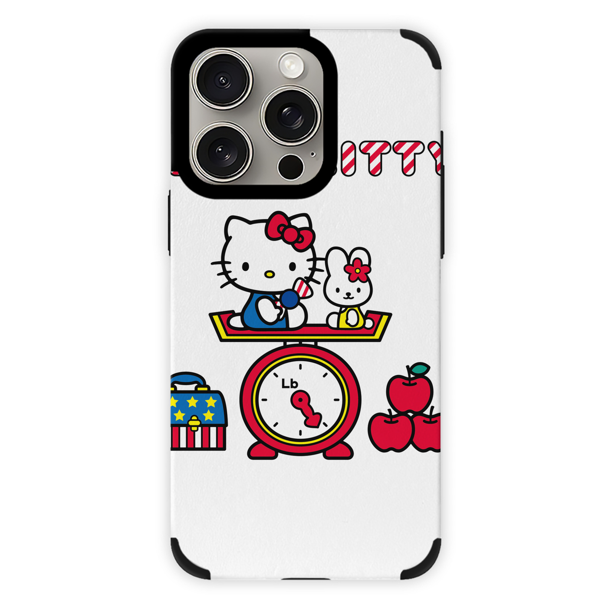 （画像用） Hello Kitty ハローキティ 【iPhone15ProMax対応】 PUレザー スマホケース 耐衝撃＆黄変防止