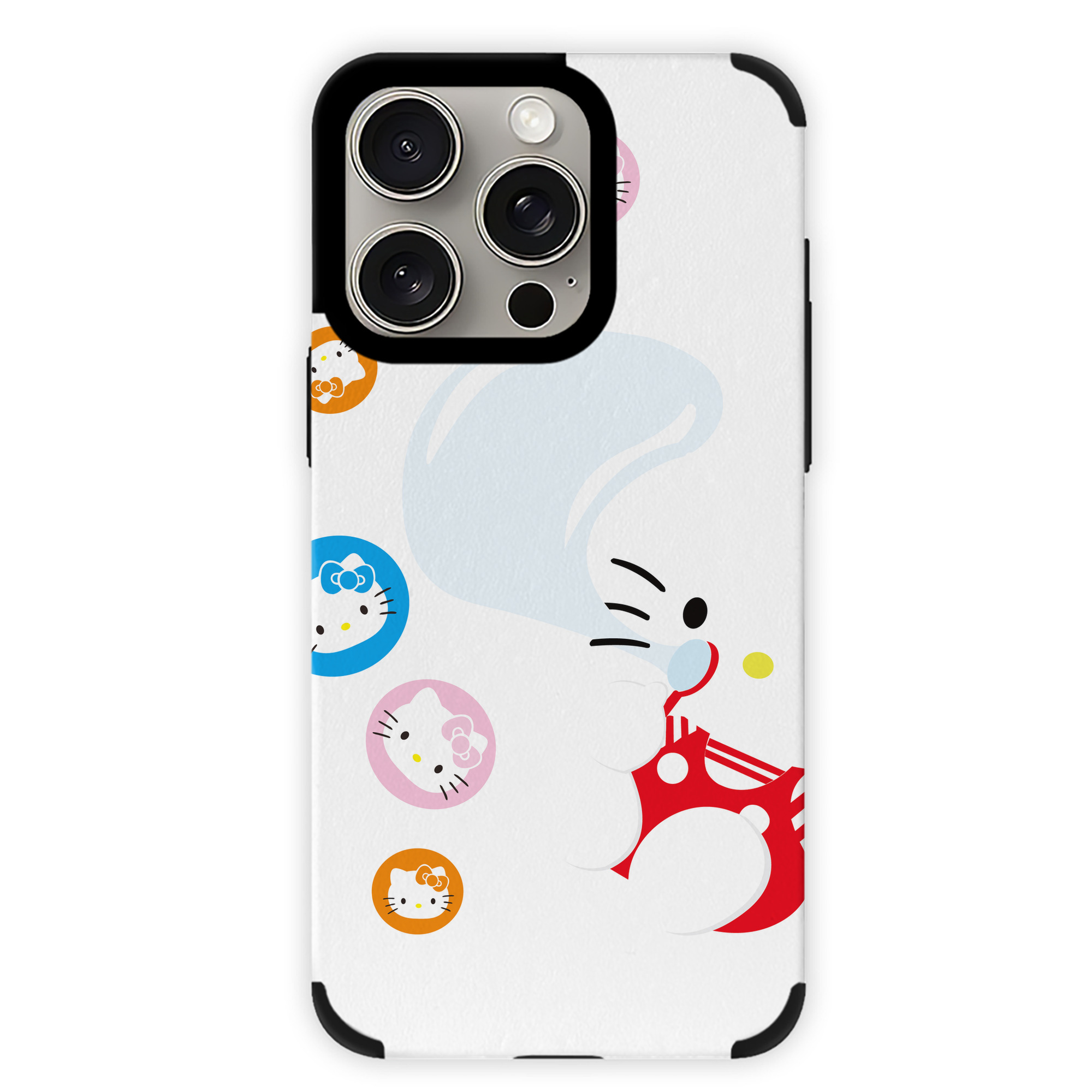 （画像用） Hello Kitty ハローキティ 【iPhone15ProMax対応】 PUレザー スマホケース 耐衝撃＆黄変防止