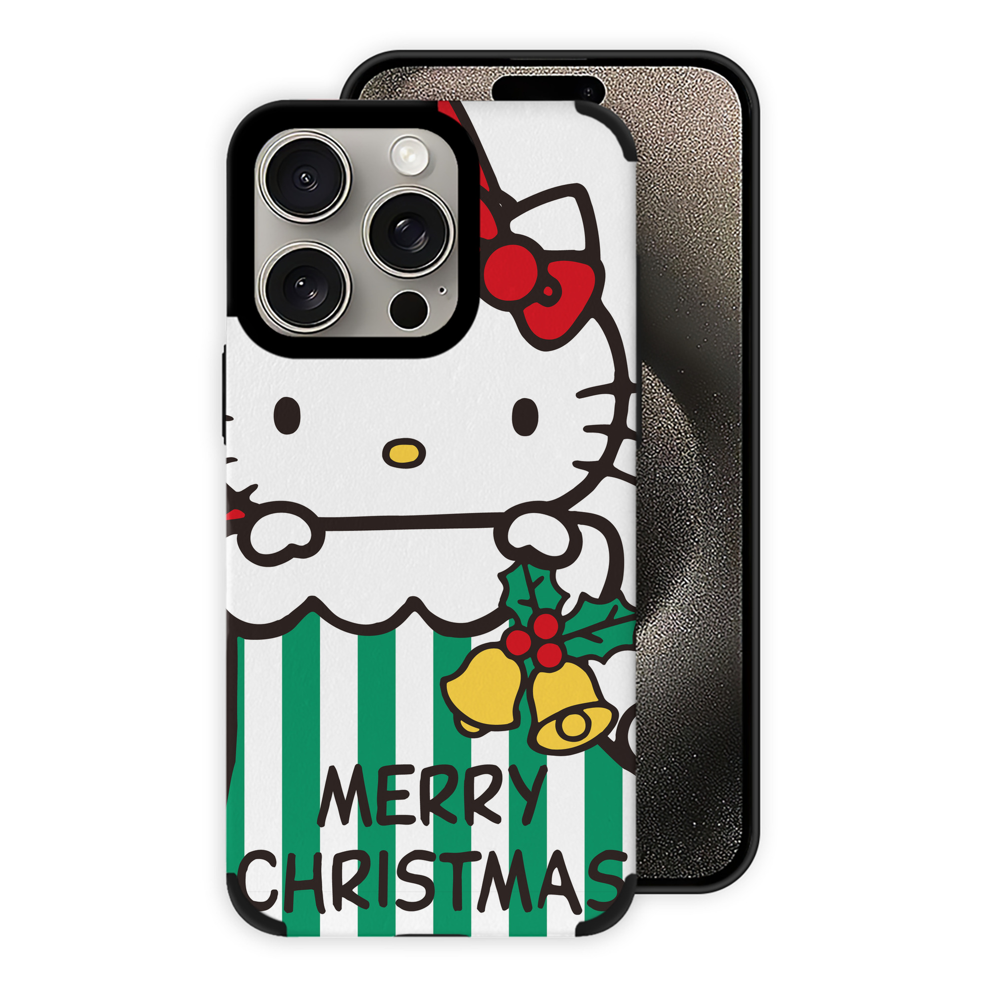 （画像用） Hello Kitty ハローキティ 【iPhone15ProMax対応】 PUレザー スマホケース 耐衝撃＆黄変防止