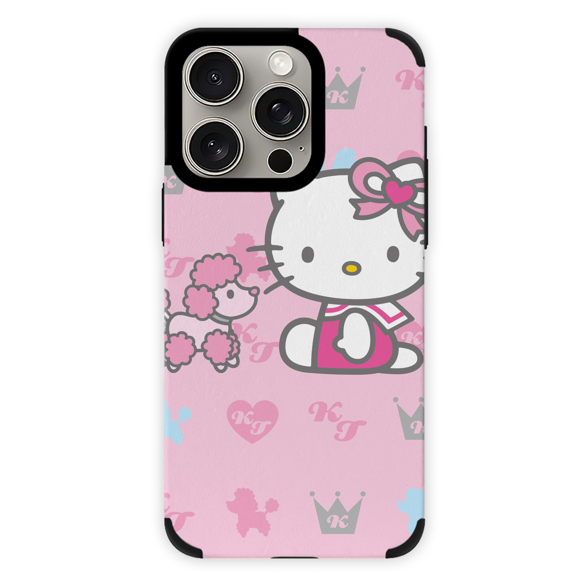 （画像用） Hello Kitty ハローキティ 【iPhone15ProMax対応】 PUレザー スマホケース 耐衝撃＆黄変防止
