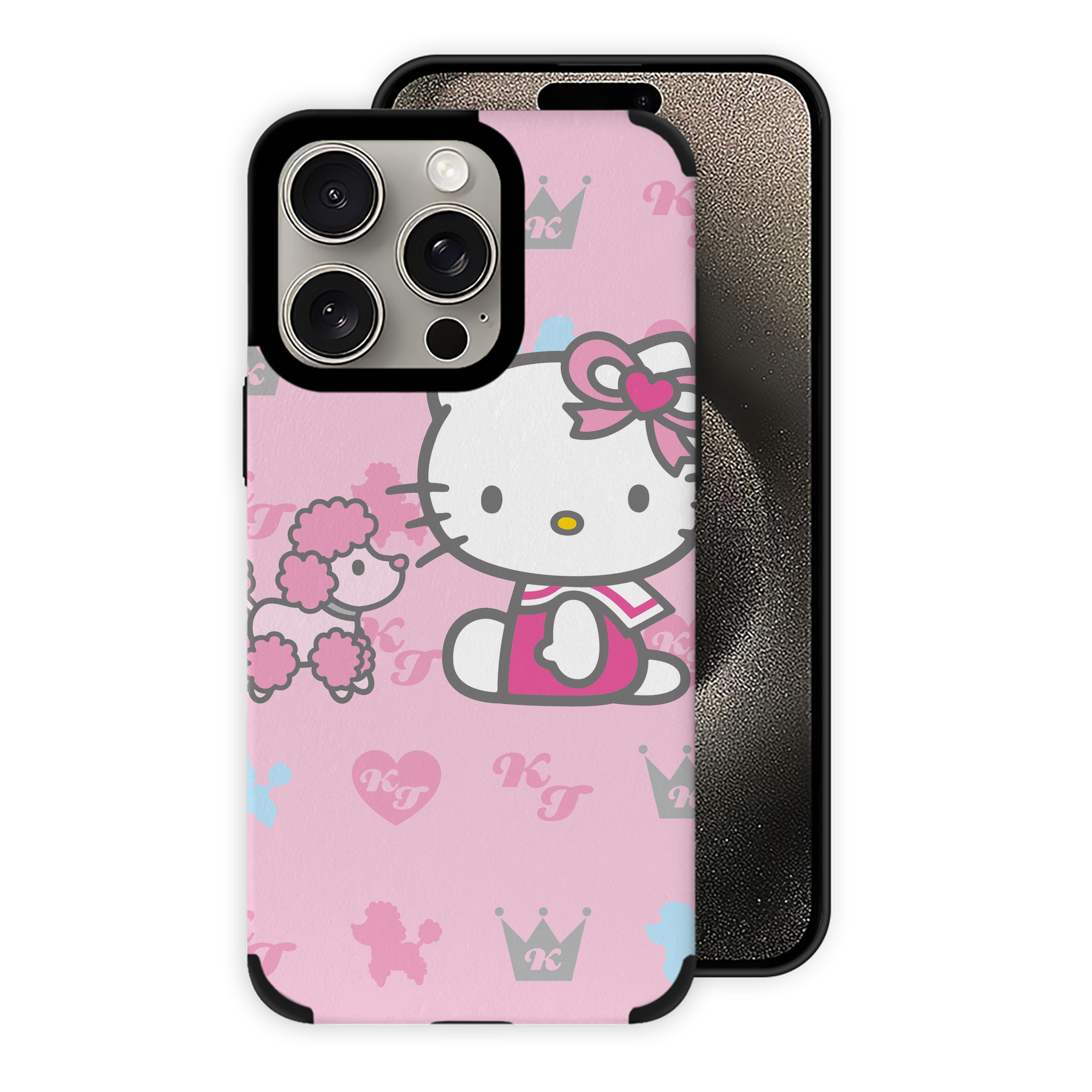 （画像用） Hello Kitty ハローキティ 【iPhone15ProMax対応】 PUレザー スマホケース 耐衝撃＆黄変防止